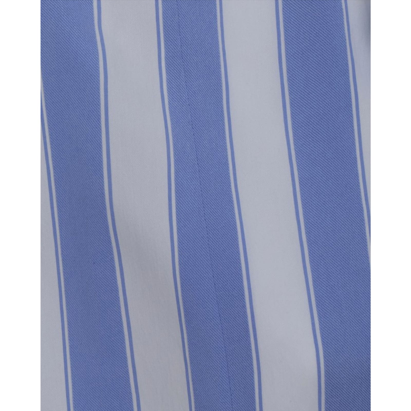Shop Balmain Striped Blouse In Blue