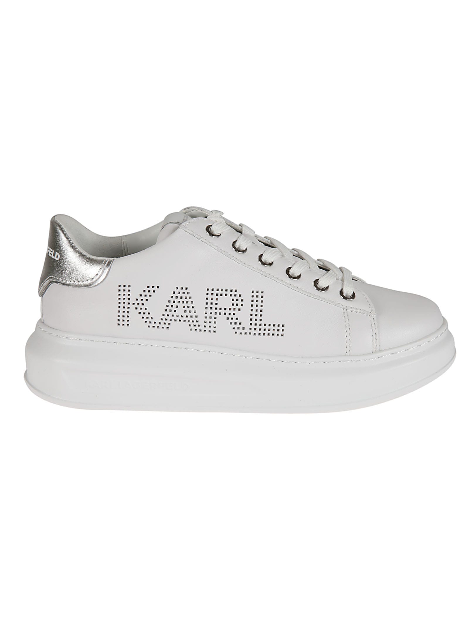 Buy Karl Lagerfeld Karl Punkt Logo Sneakers online, shop Karl Lagerfeld shoes with free shipping