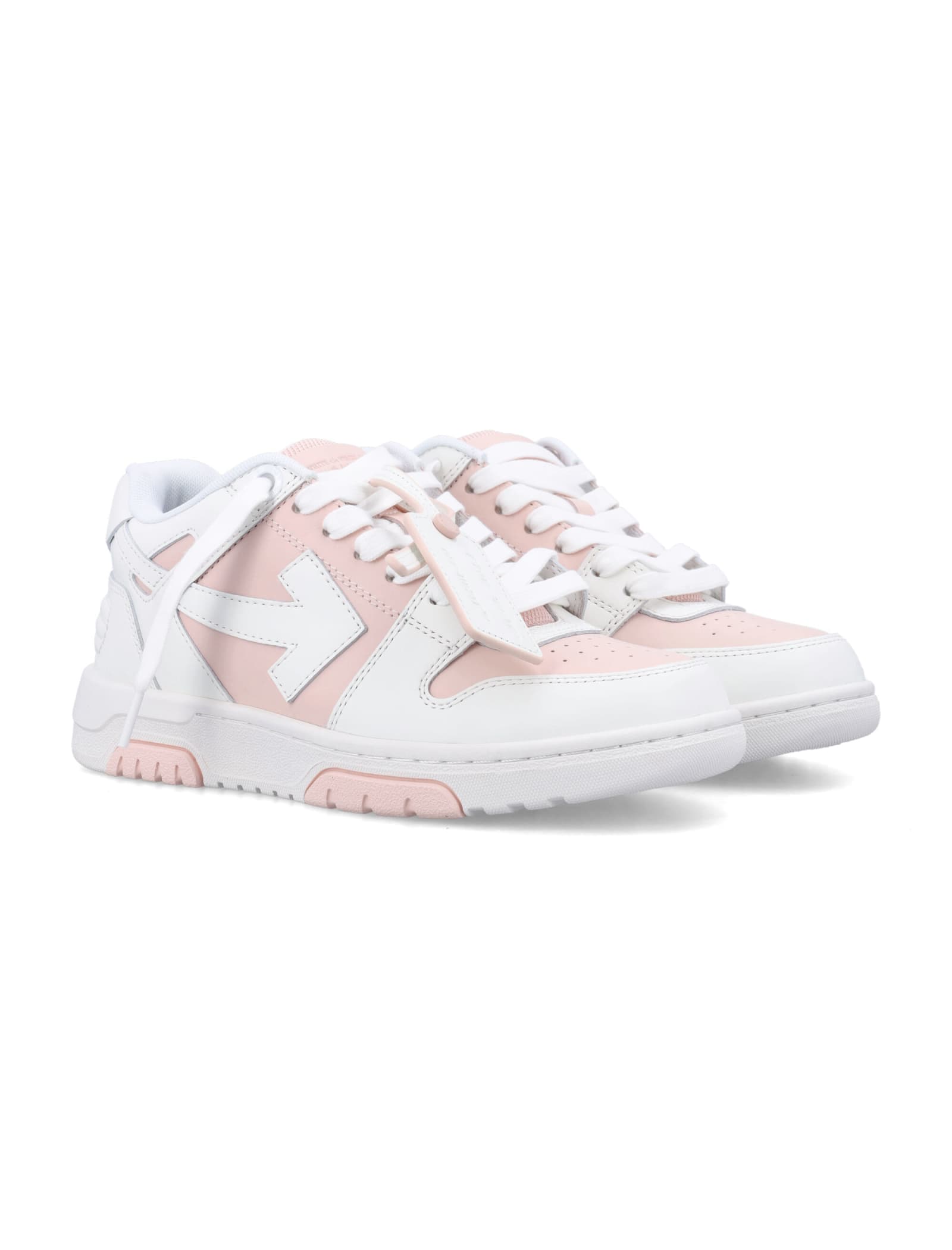 Shop Off-white Out Of Office Woman Sneakers In Rosa/bianco