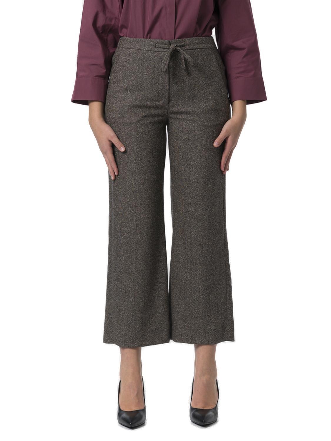 'S Max Mara Mina Drawstring Mid-rise Cropped Trousers