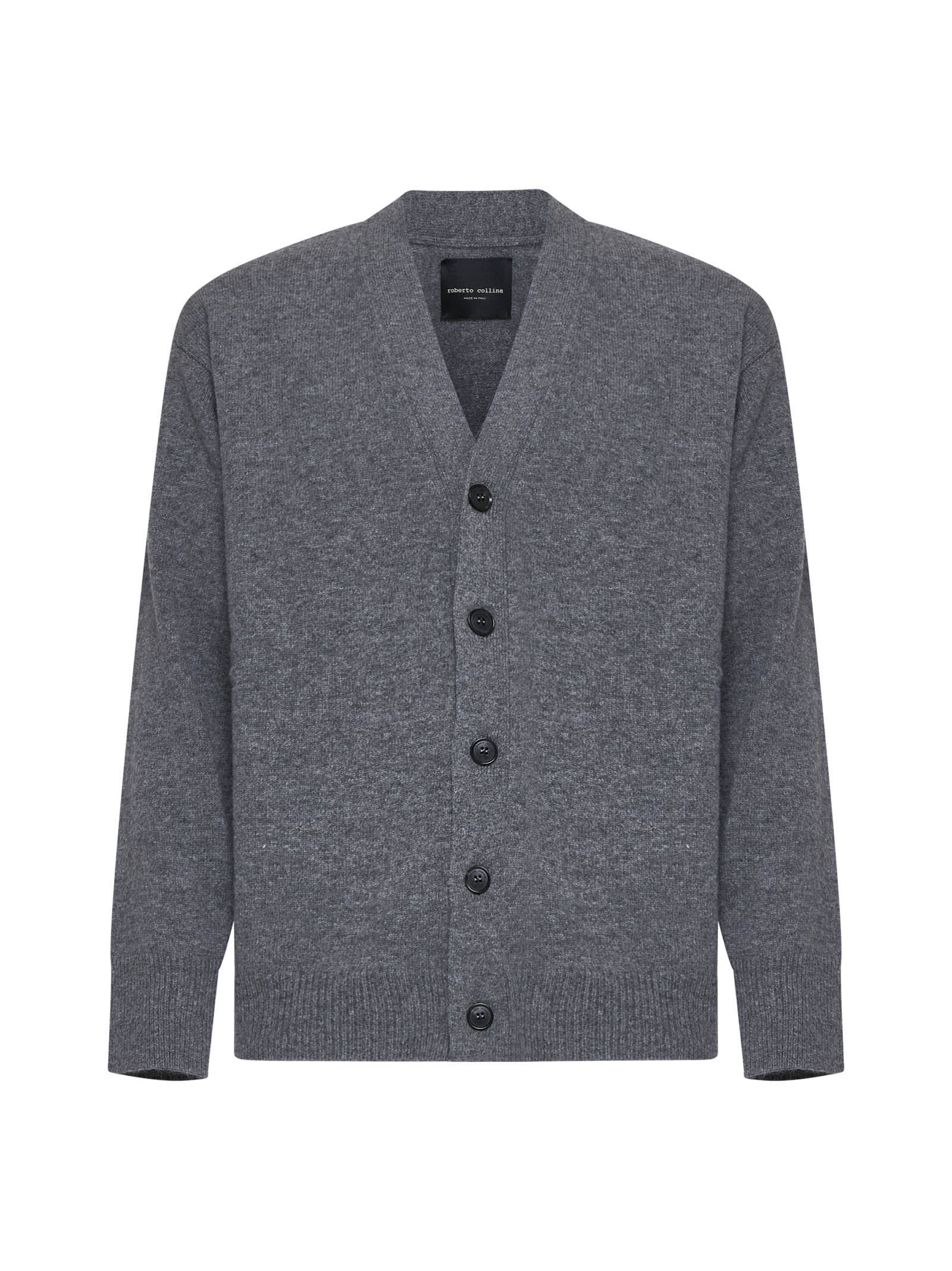 Shop Roberto Collina Cardigan In Grey