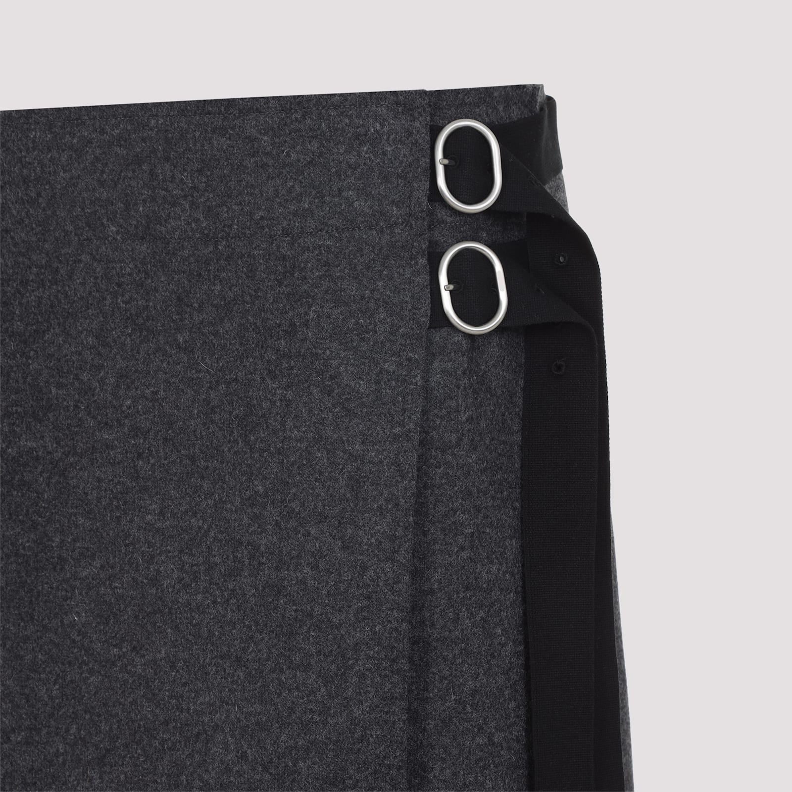 Jil Sander Tailored High-waisted Maxi Skirt With Aesthetic In Black