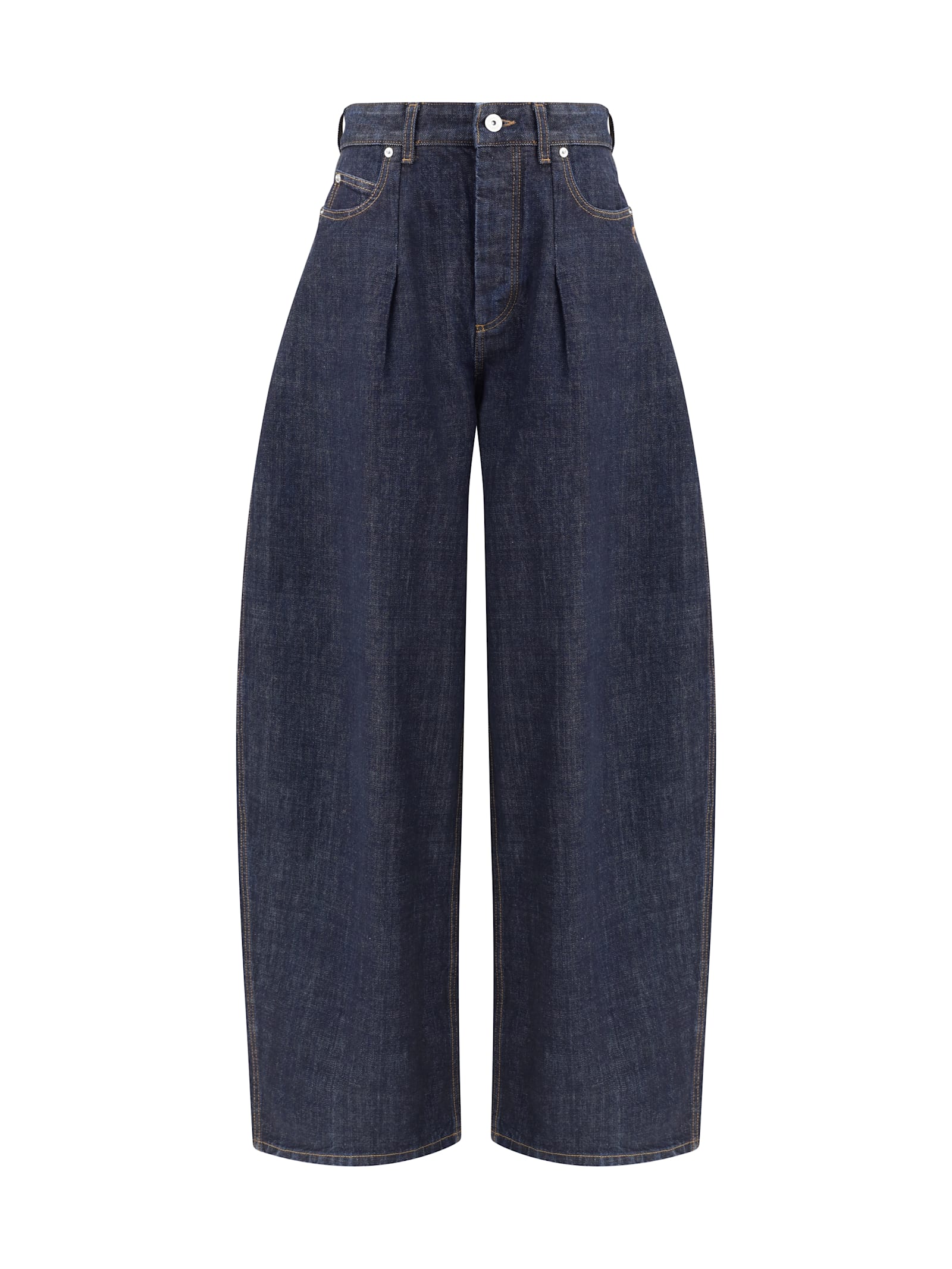 Jacquemus Le De-nimes Oversized Jeans In Blue