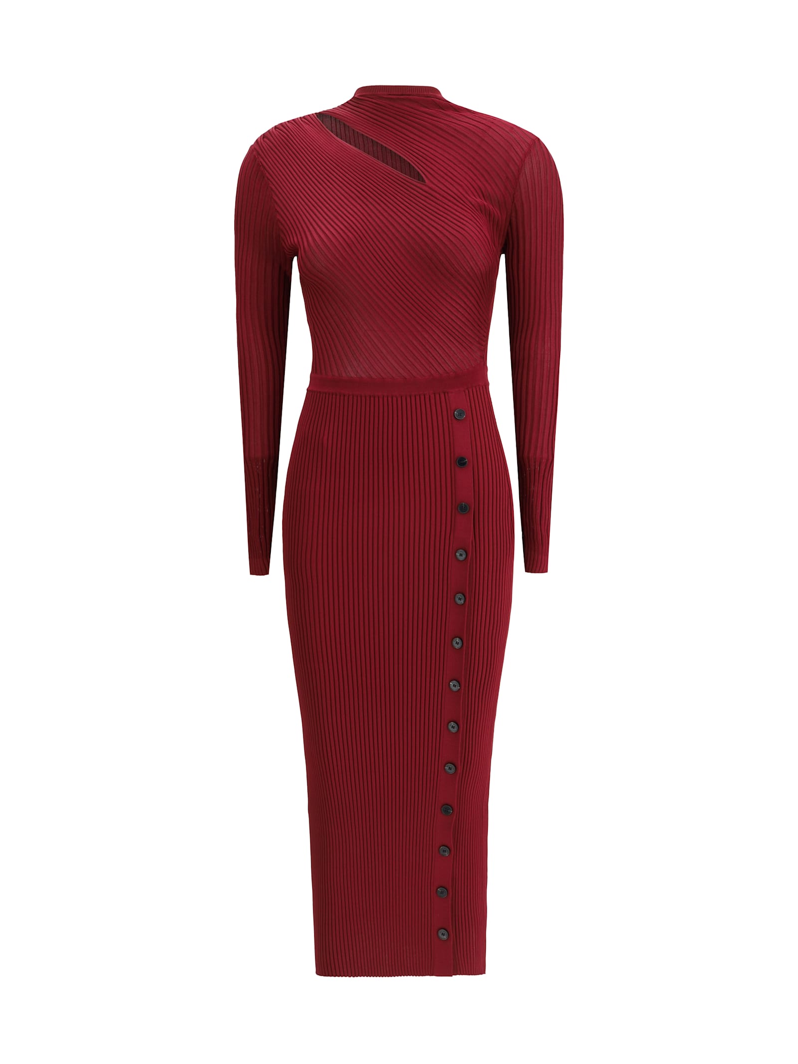 Ribbed Midi Dress