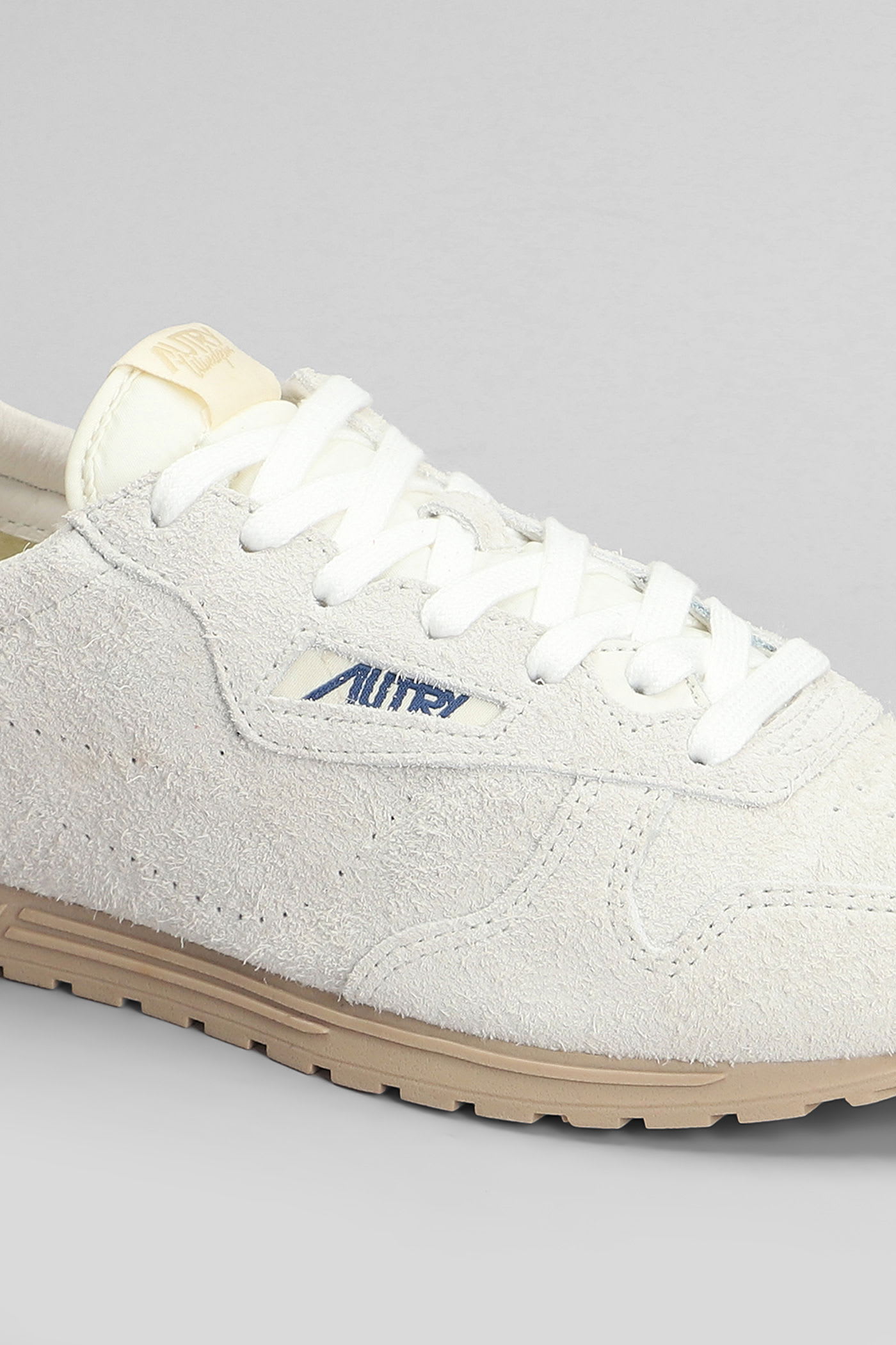 Autry Ivory Suede Windspin Sneakers