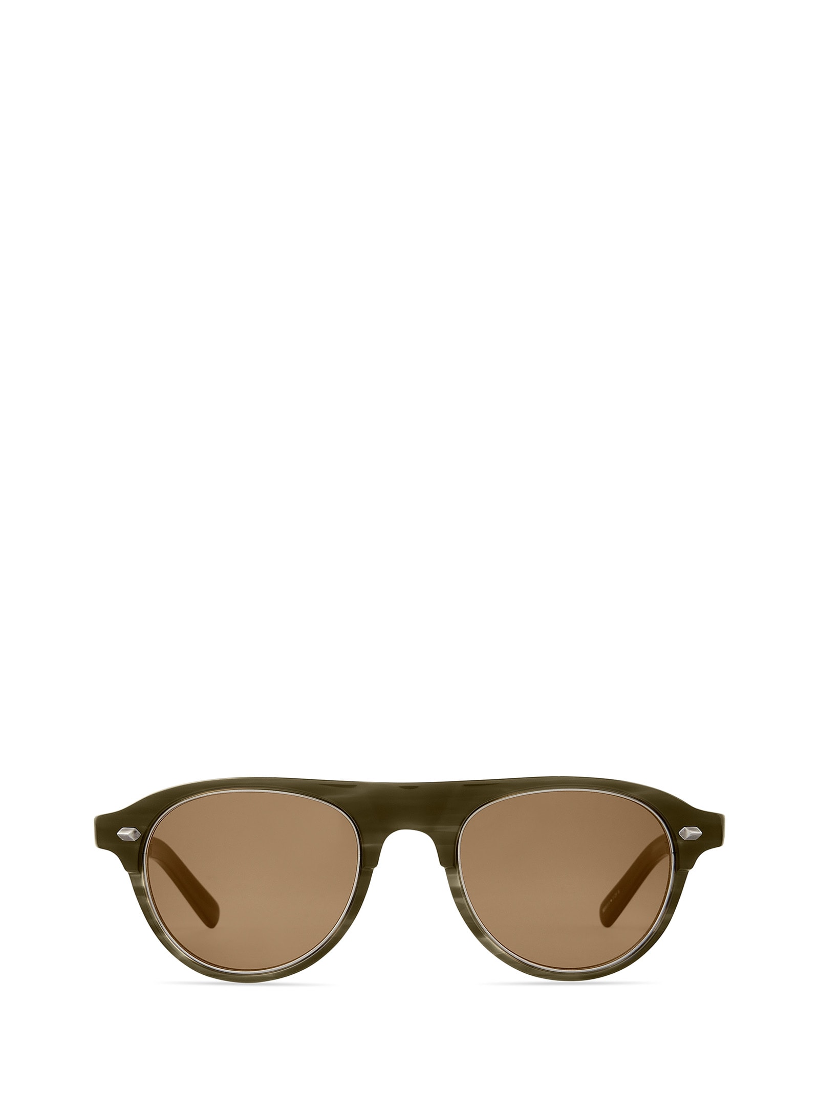 Shop Mr Leight Stahl S Kelp-pewter/molasses Sunglasses
