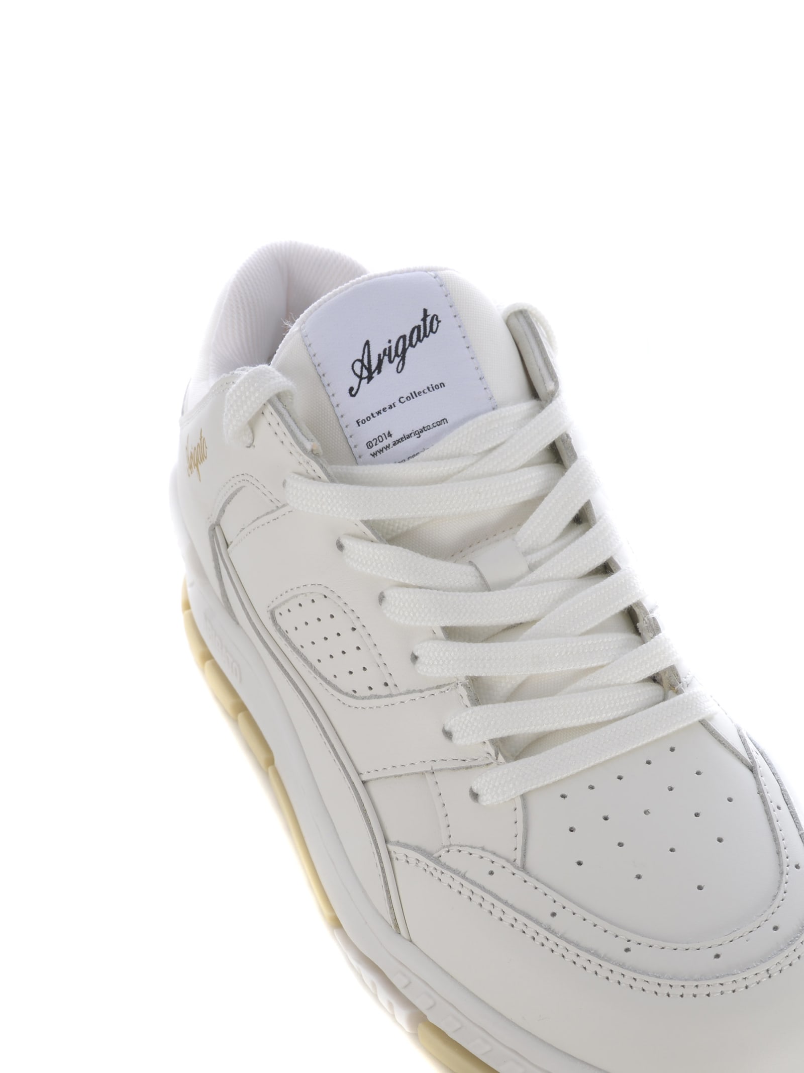 Shop Axel Arigato Sneakers  Arealo Made Of Leather In Bianco
