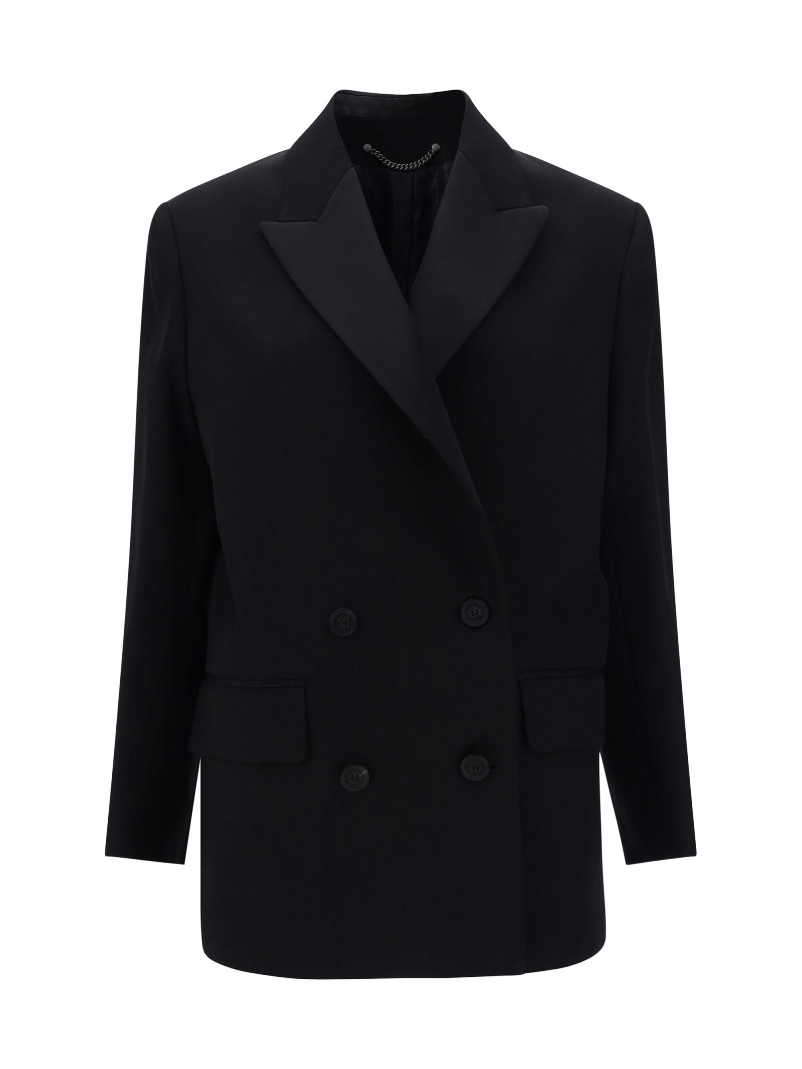 Shop Golden Goose Tuxedo Blazer Jacket In Black