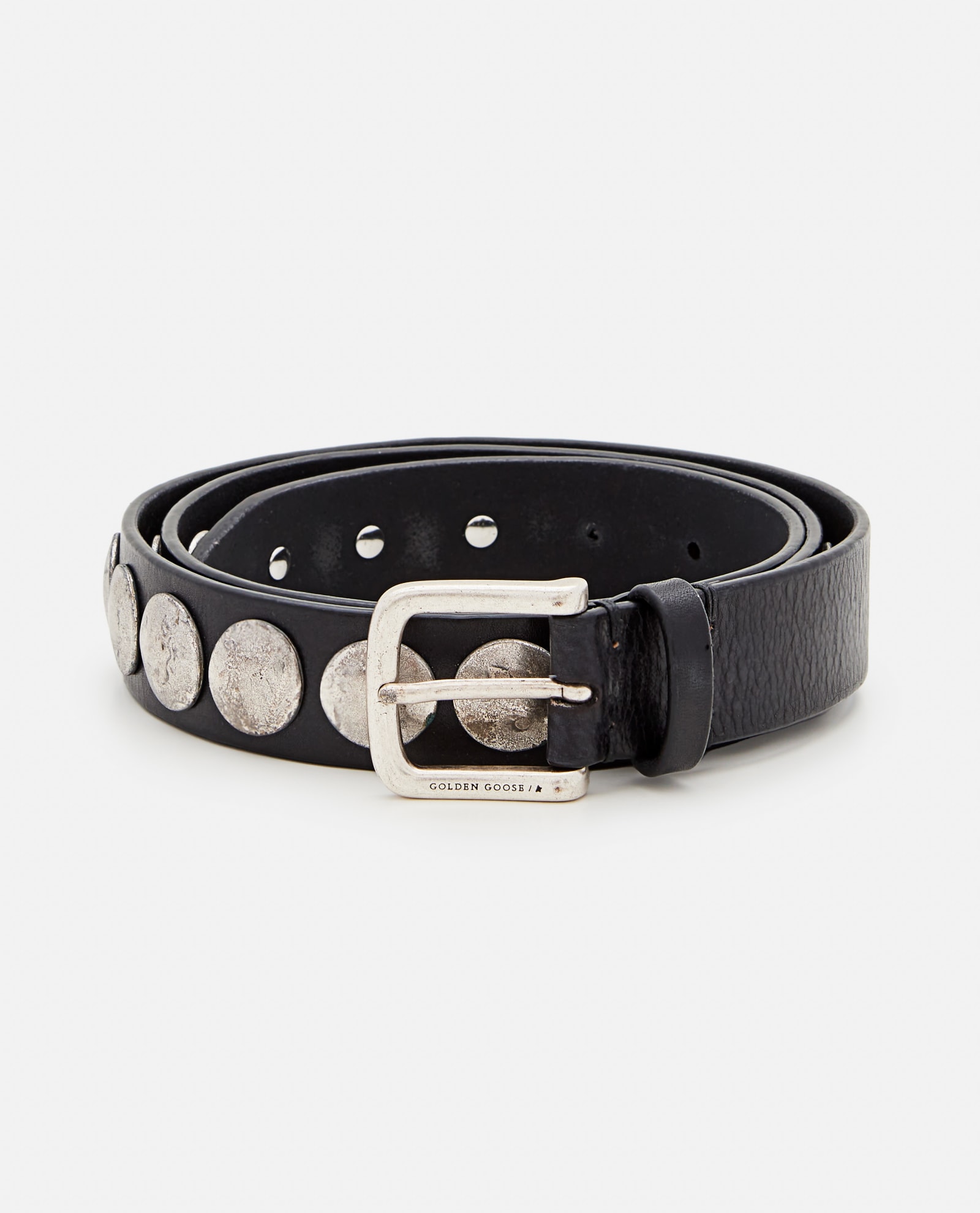 Shop Golden Goose Belt Trinidad In Black