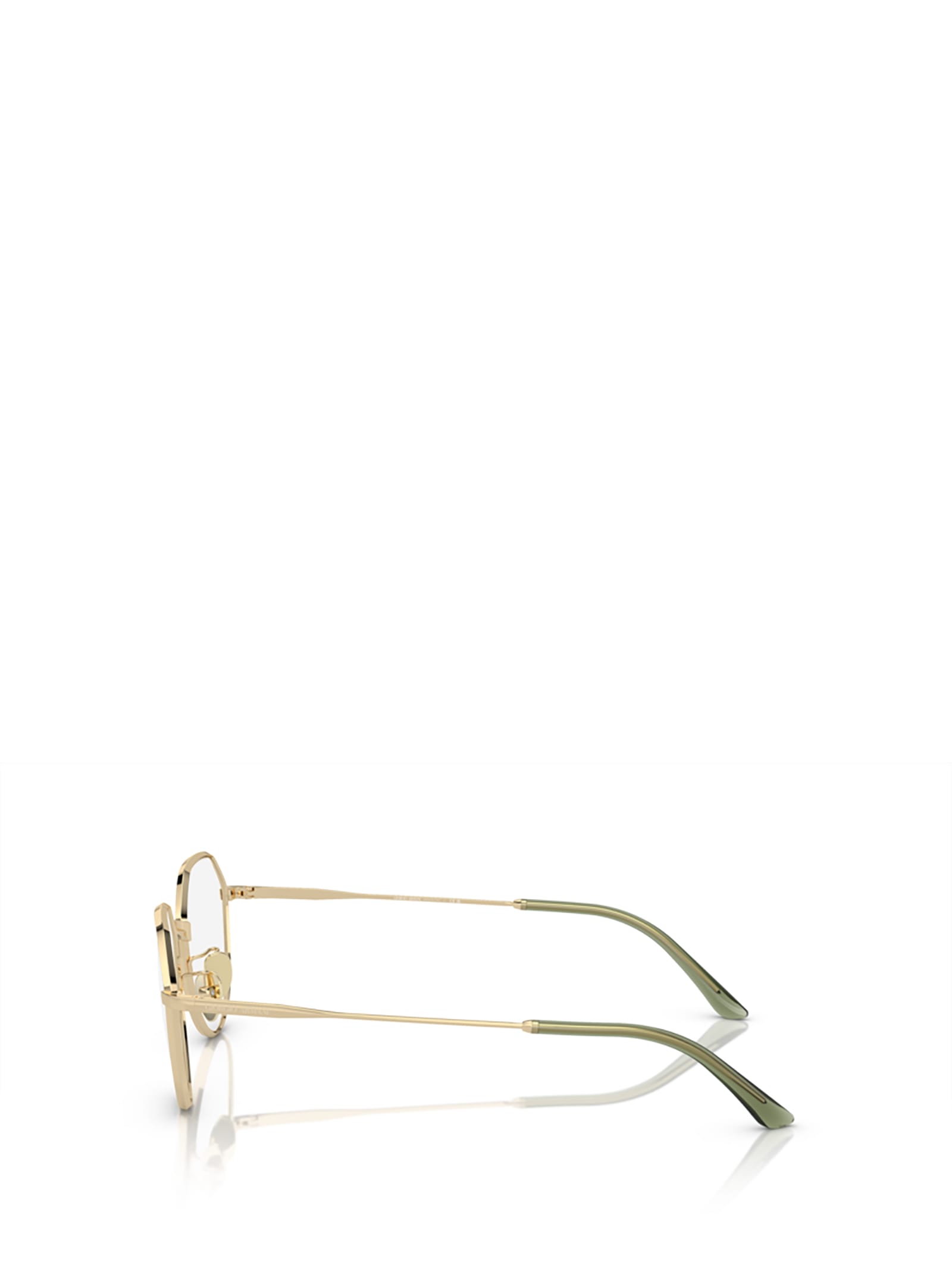 Shop Giorgio Armani Ar5142 Pale Gold Glasses