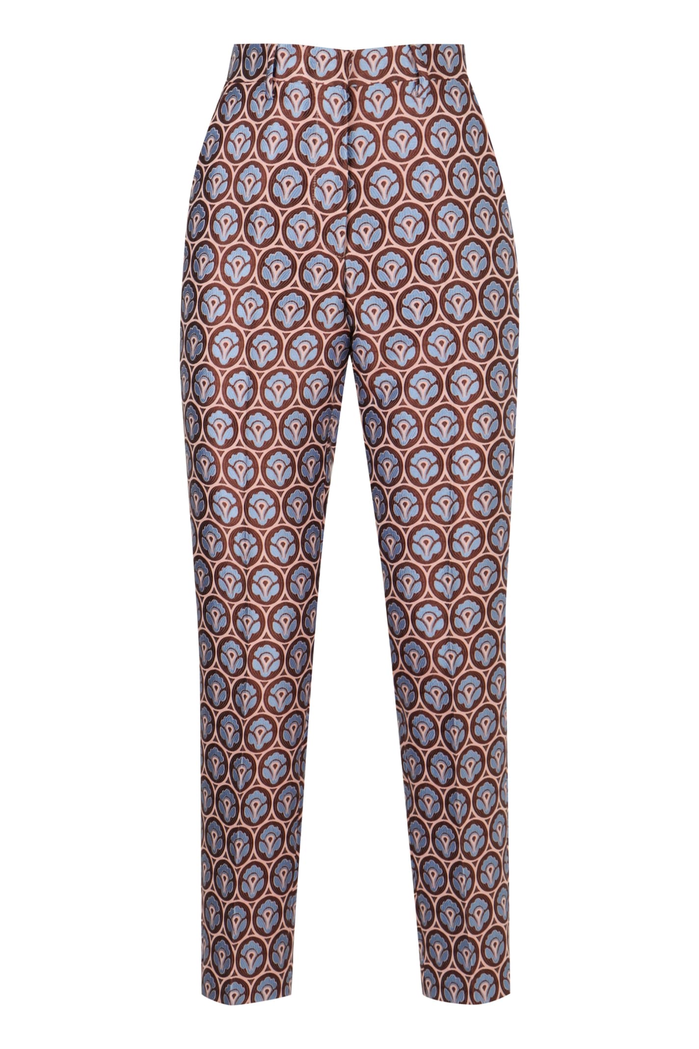 ETRO CROPPED CIGARETTE TROUSERS