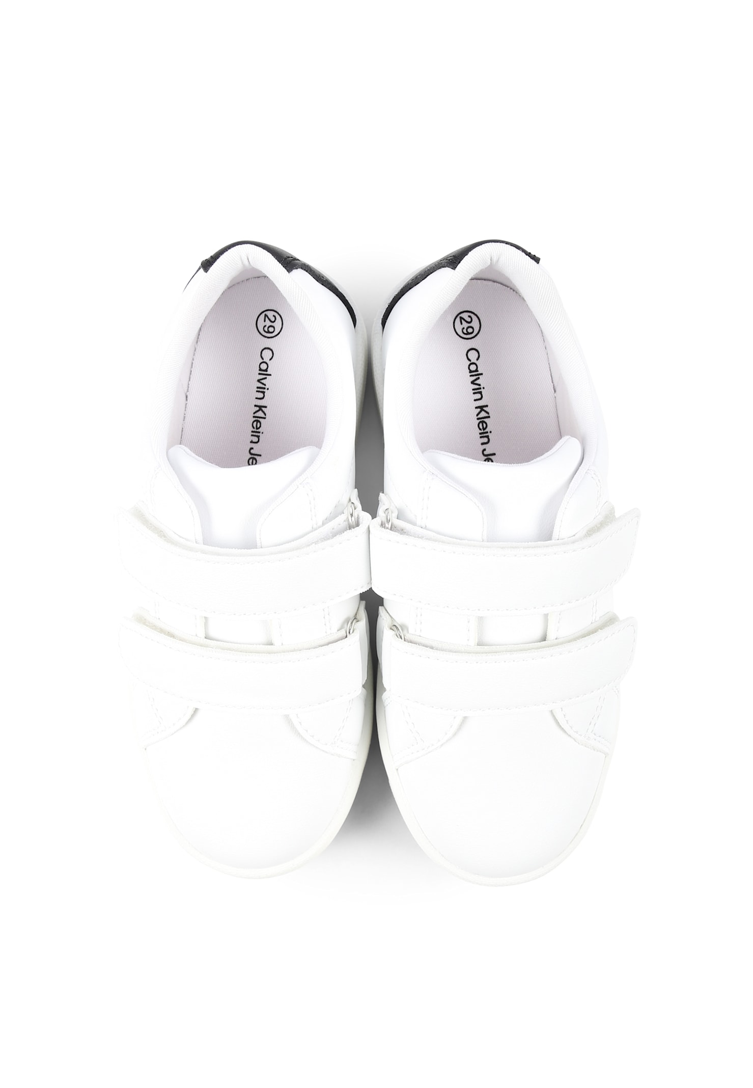 Calvin Klein White Sneakers For Kids In White