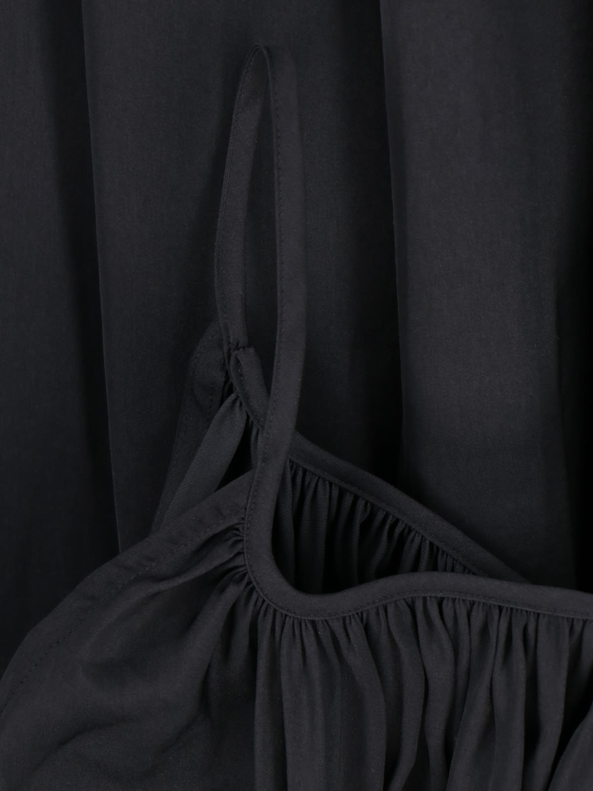Shop Vis-a-vis Curled Maxi Dress In Black
