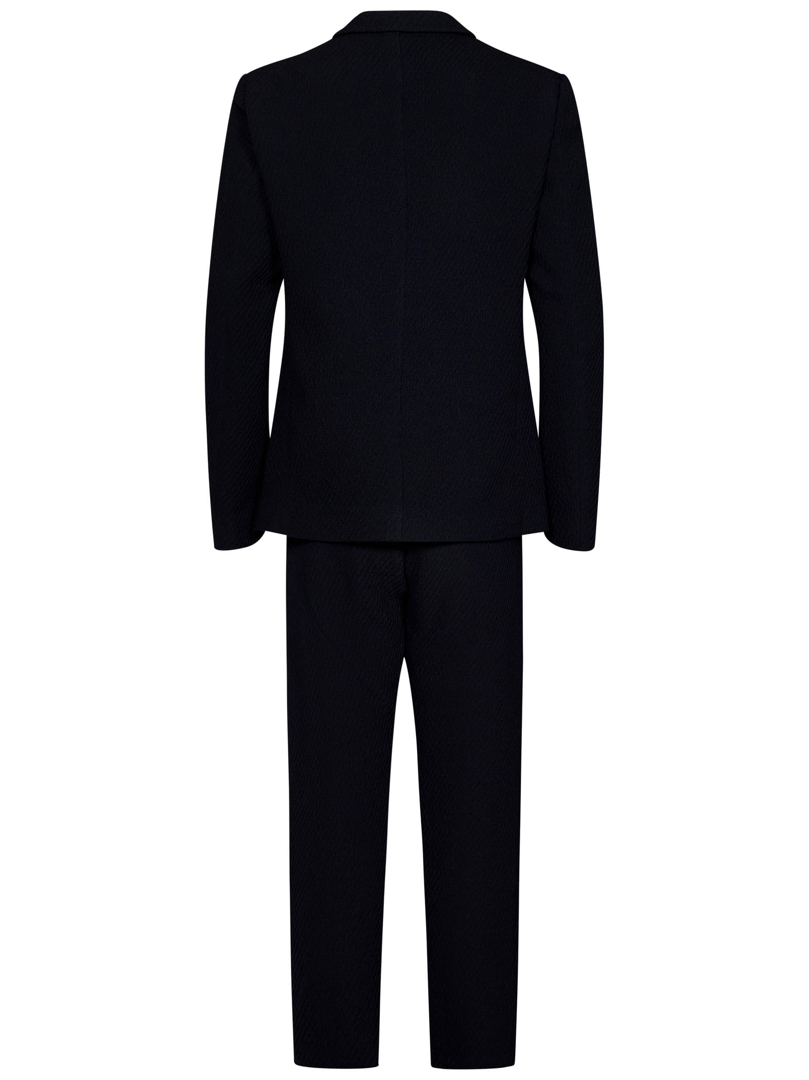 Shop Emporio Armani Suit In Blue