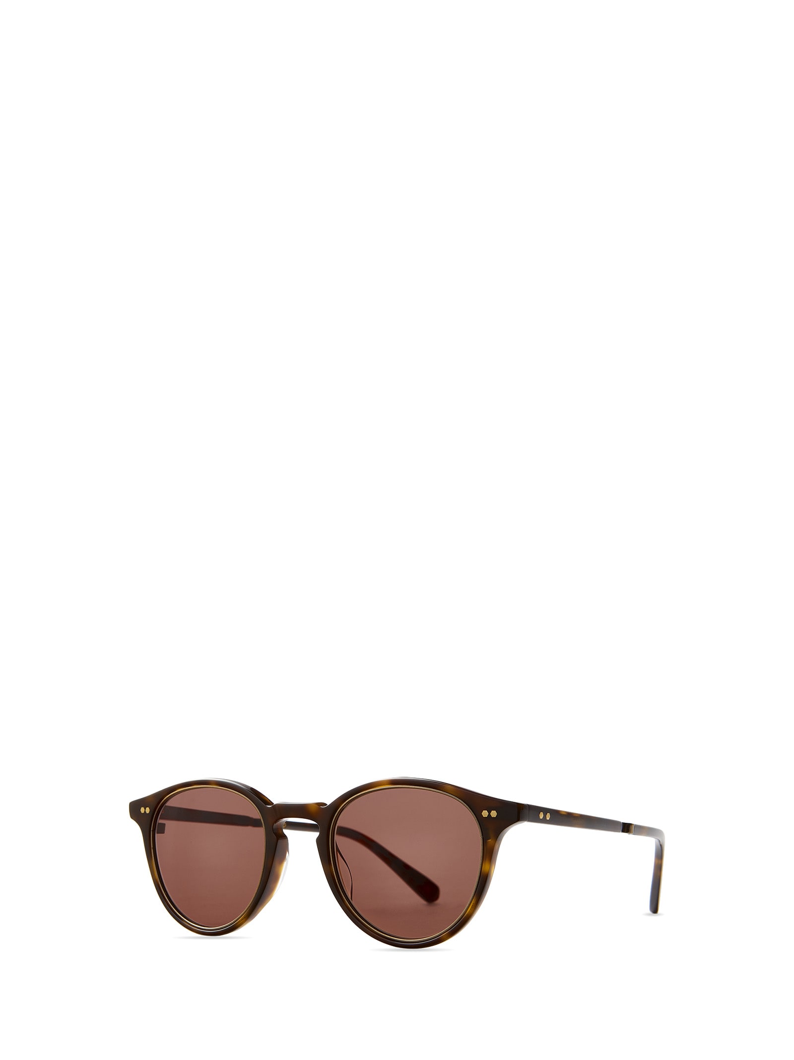 Shop Mr Leight Marmont Ii S Hickory Tortoise-antique Gold Sunglasses