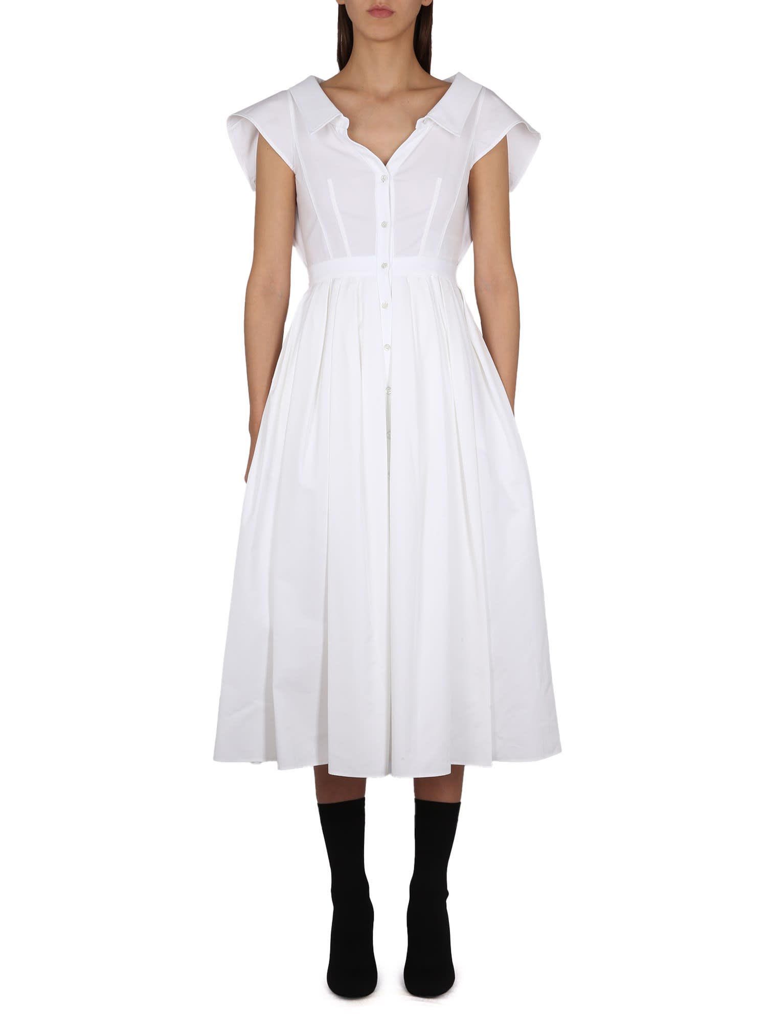 ALEXANDER MCQUEEN COTTON DRESS