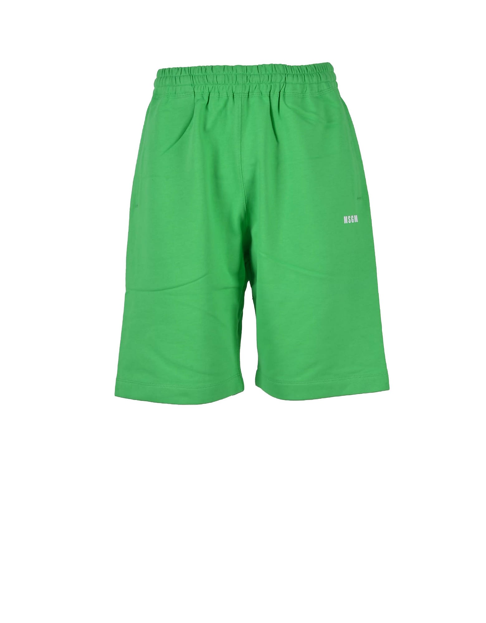 MSGM Menss Green Bermuda Shorts