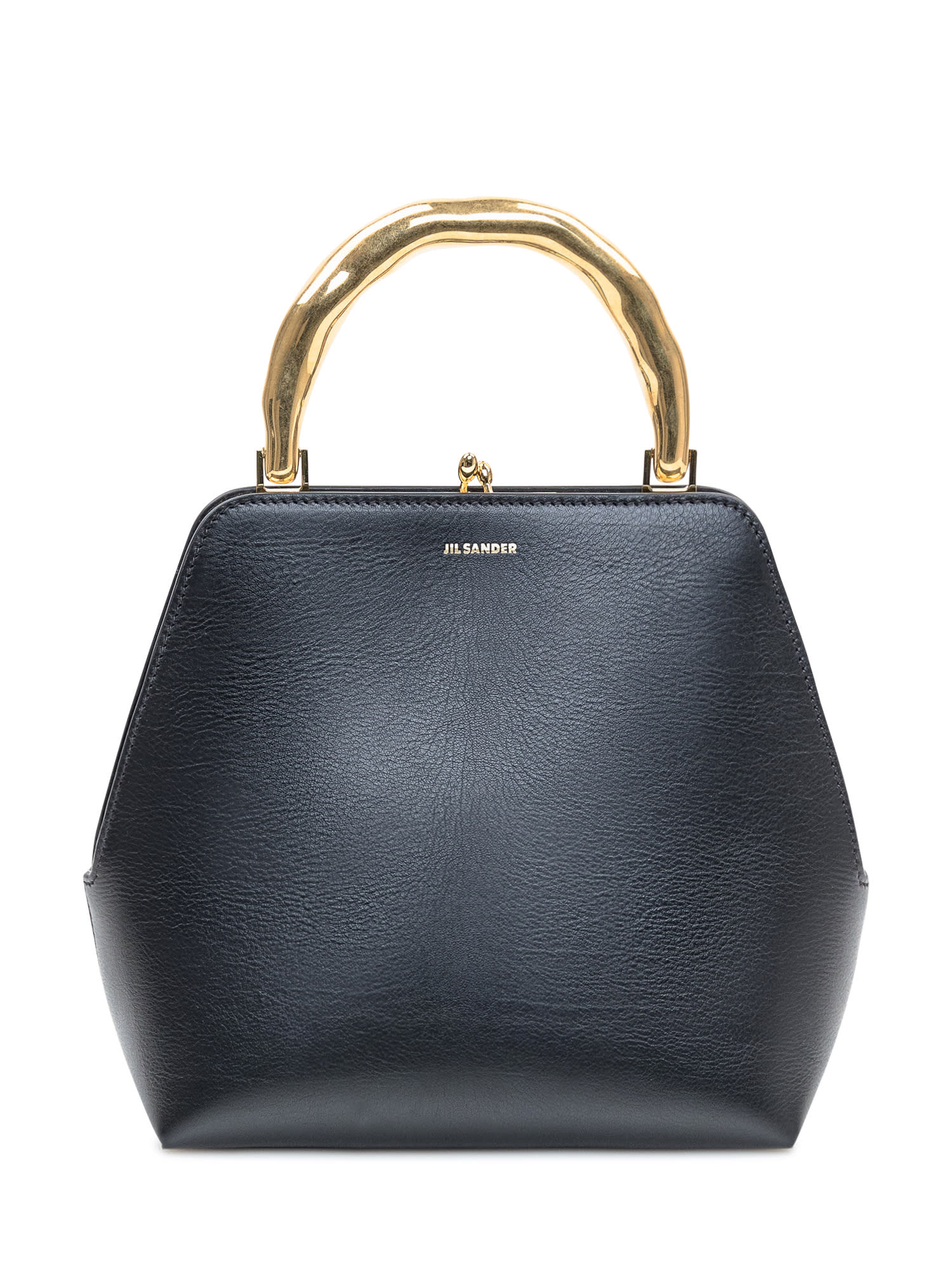 Shop Jil Sander Goji Square Bag In Black