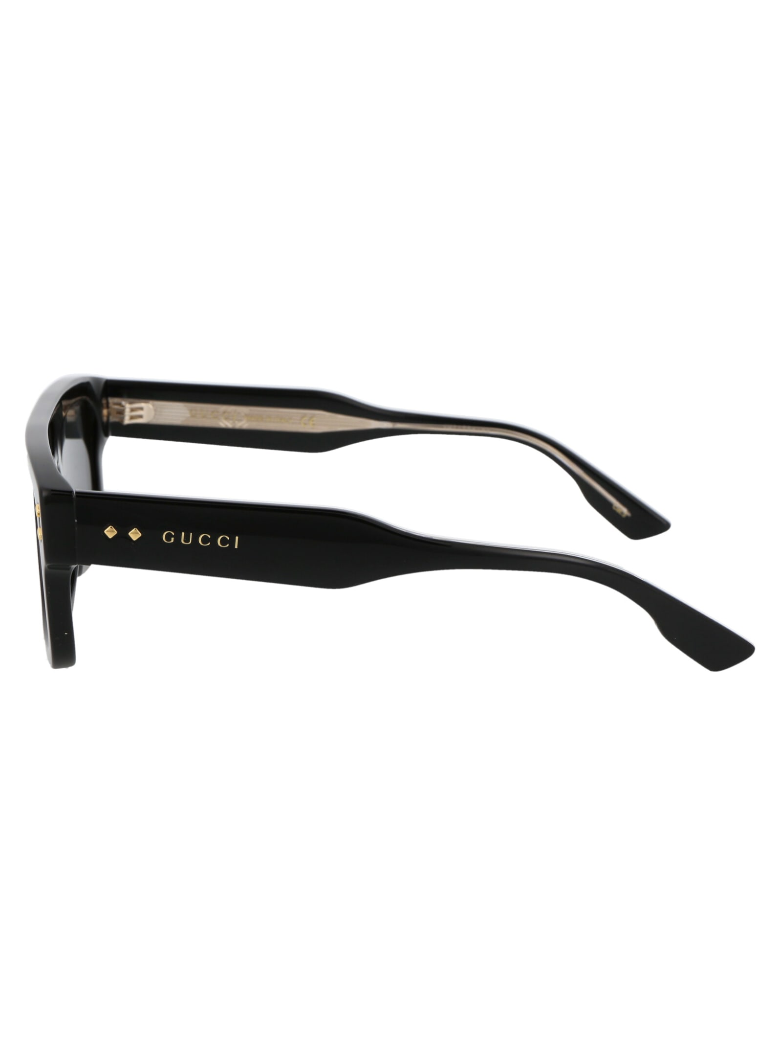 Shop Gucci Gg1085s Sunglasses In 001 Black Black Grey