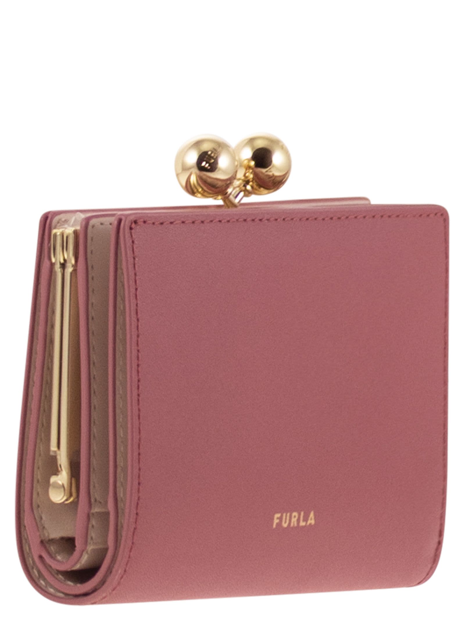Furla Dots - Compact Wallet S In Pink