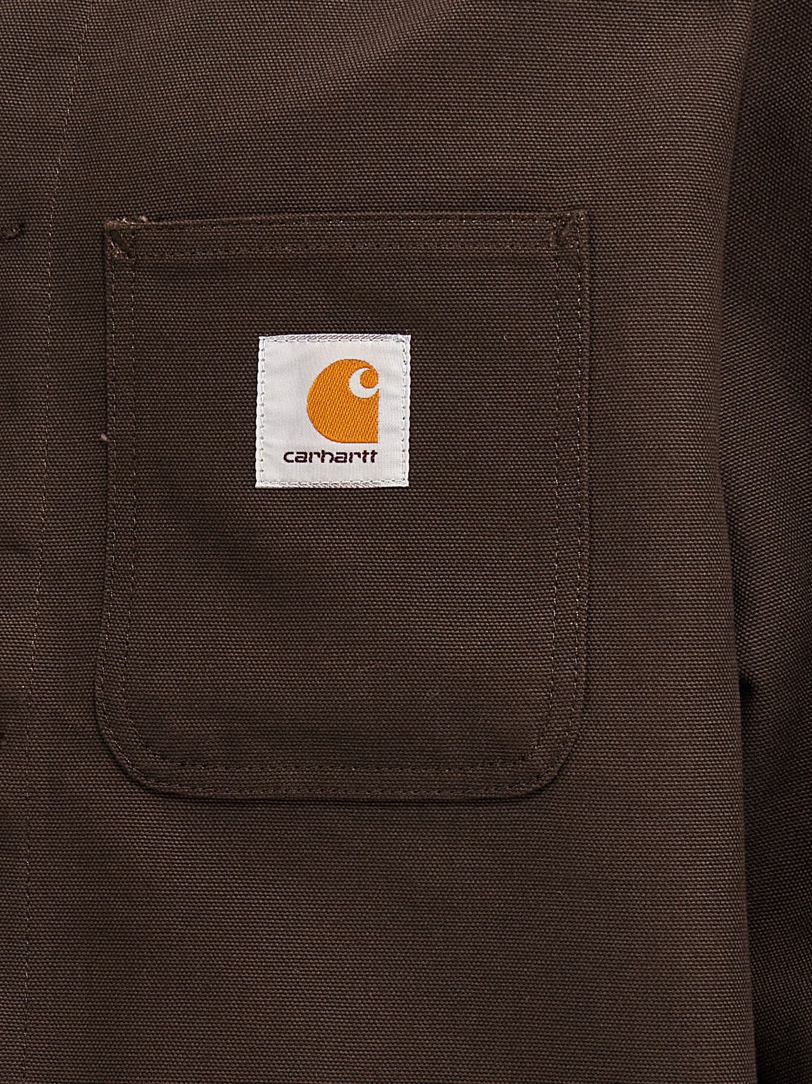 Shop Carhartt Michigan Jacket In Brown