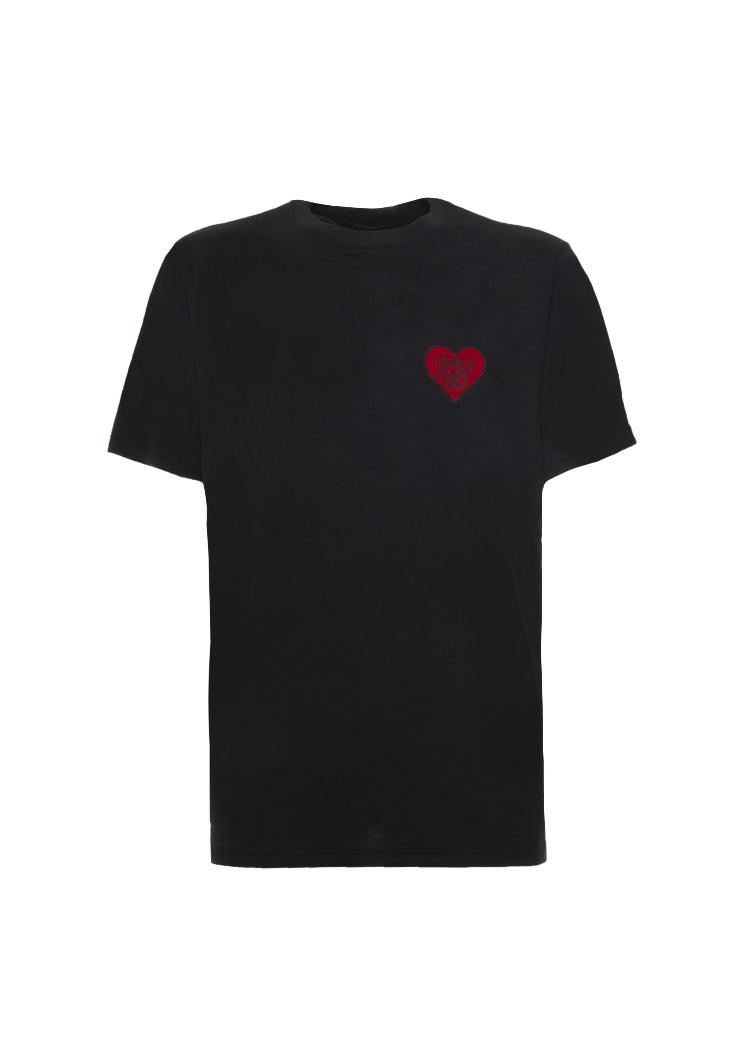 Family First Milano T-shirt Heart Black
