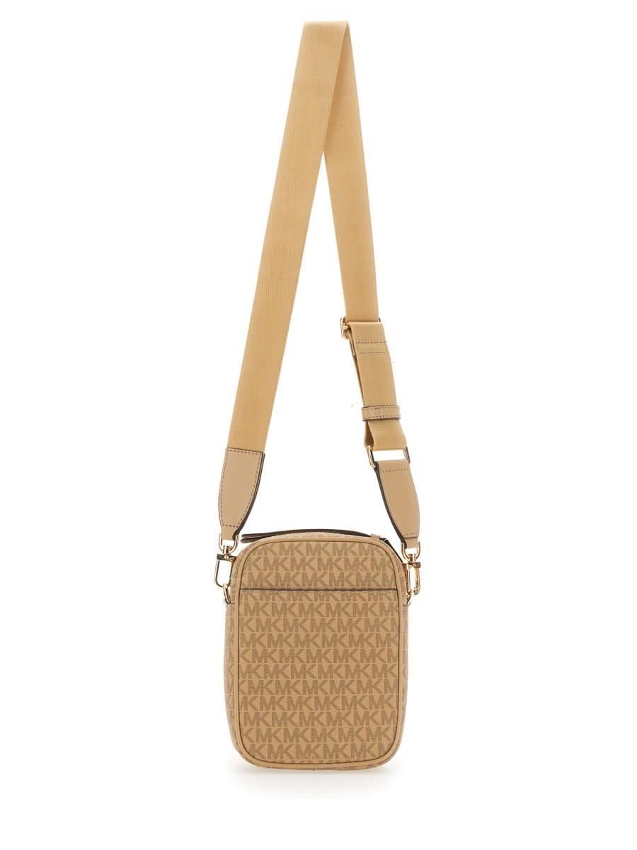 Michael Kors Elliot Bag With Adjustable Shoulder Strap In Beige