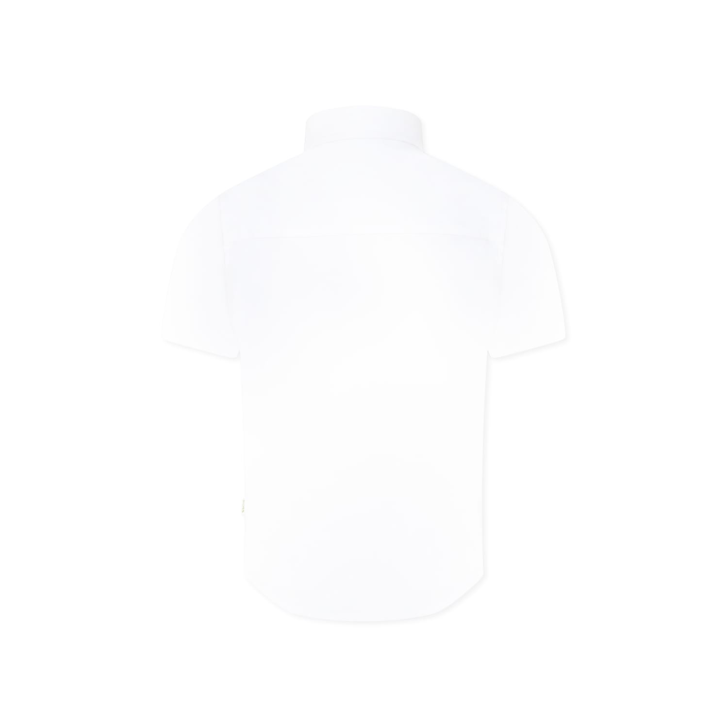 Hugo Boss White Shirt For Boy With Logo In White