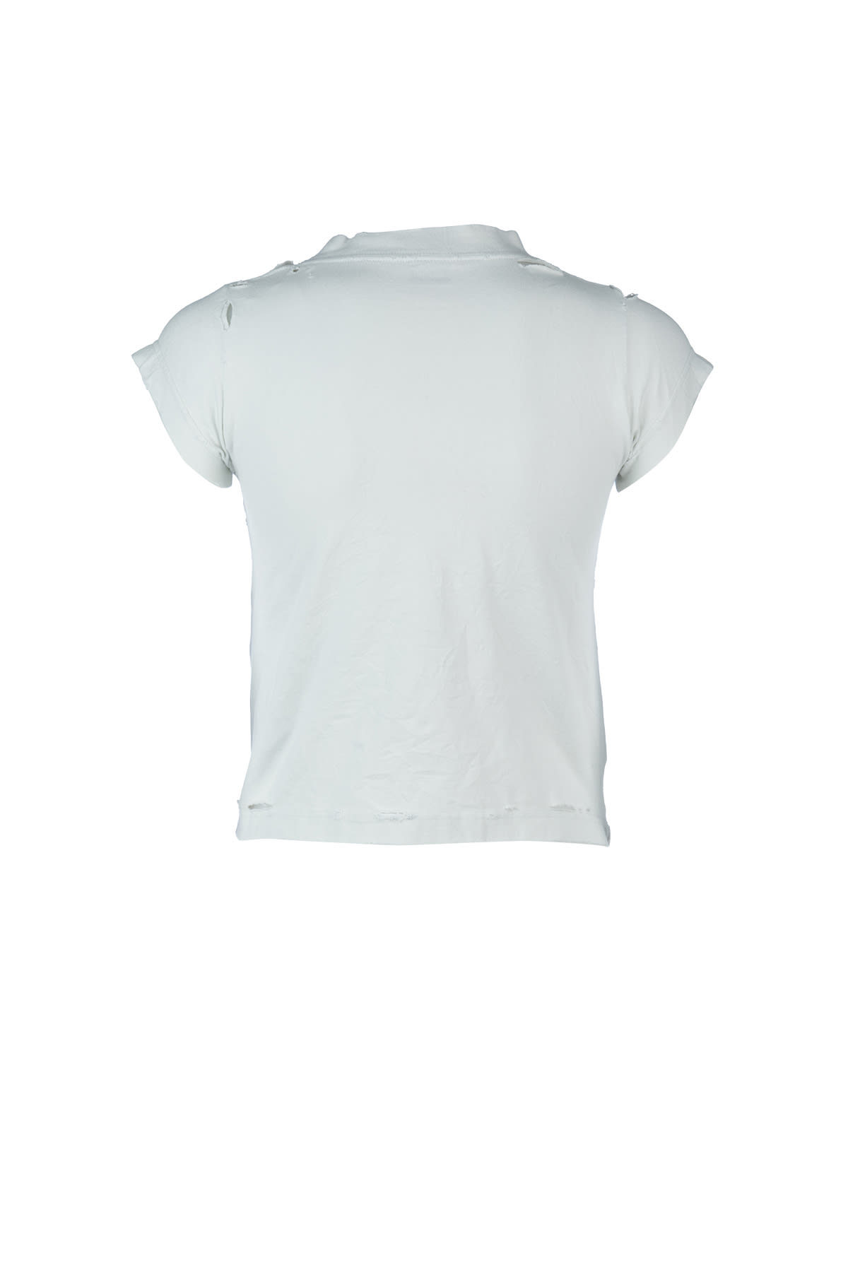 Shop Balenciaga T-shirt In Dirty White