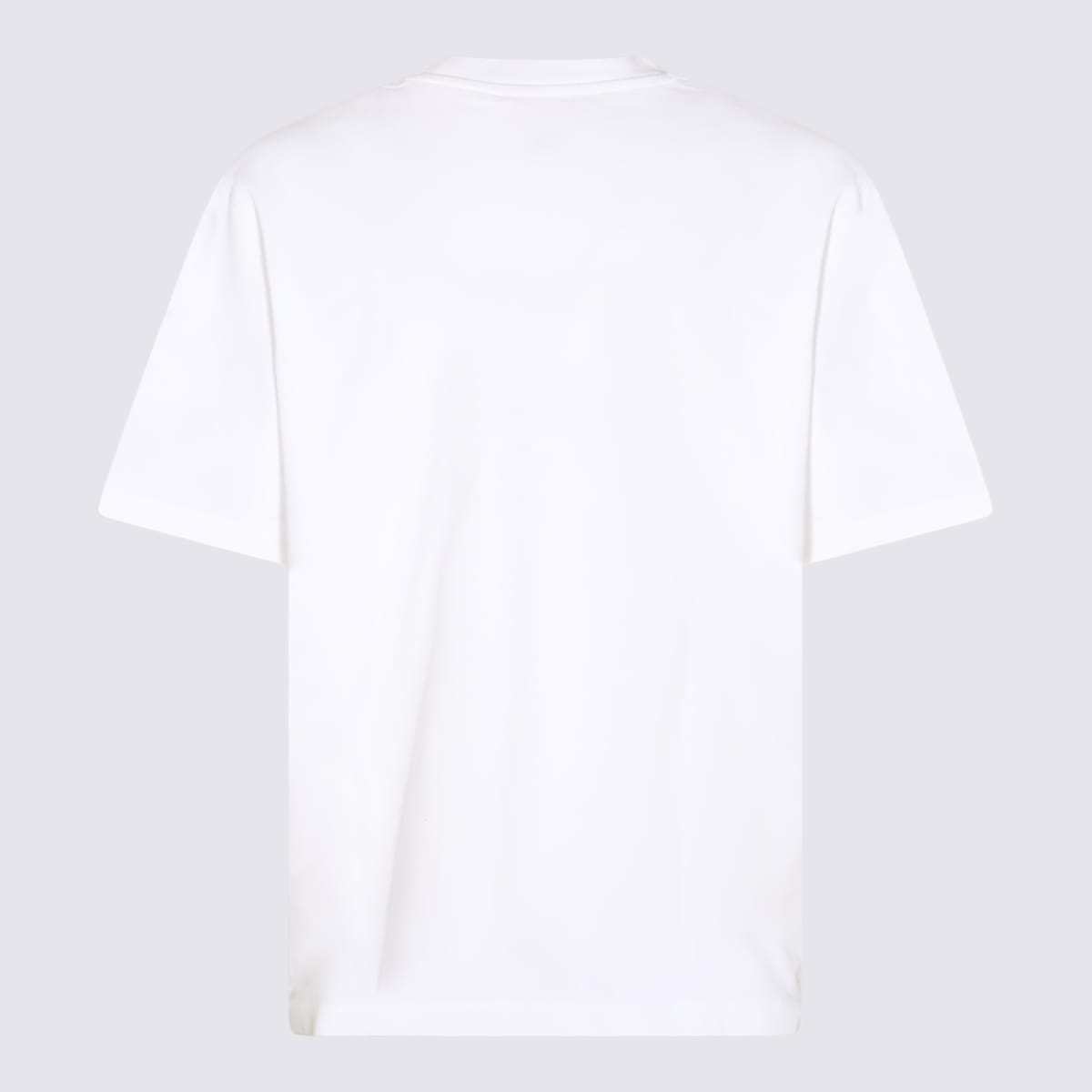 Shop Marni White Cotton T-shirt In Lily White