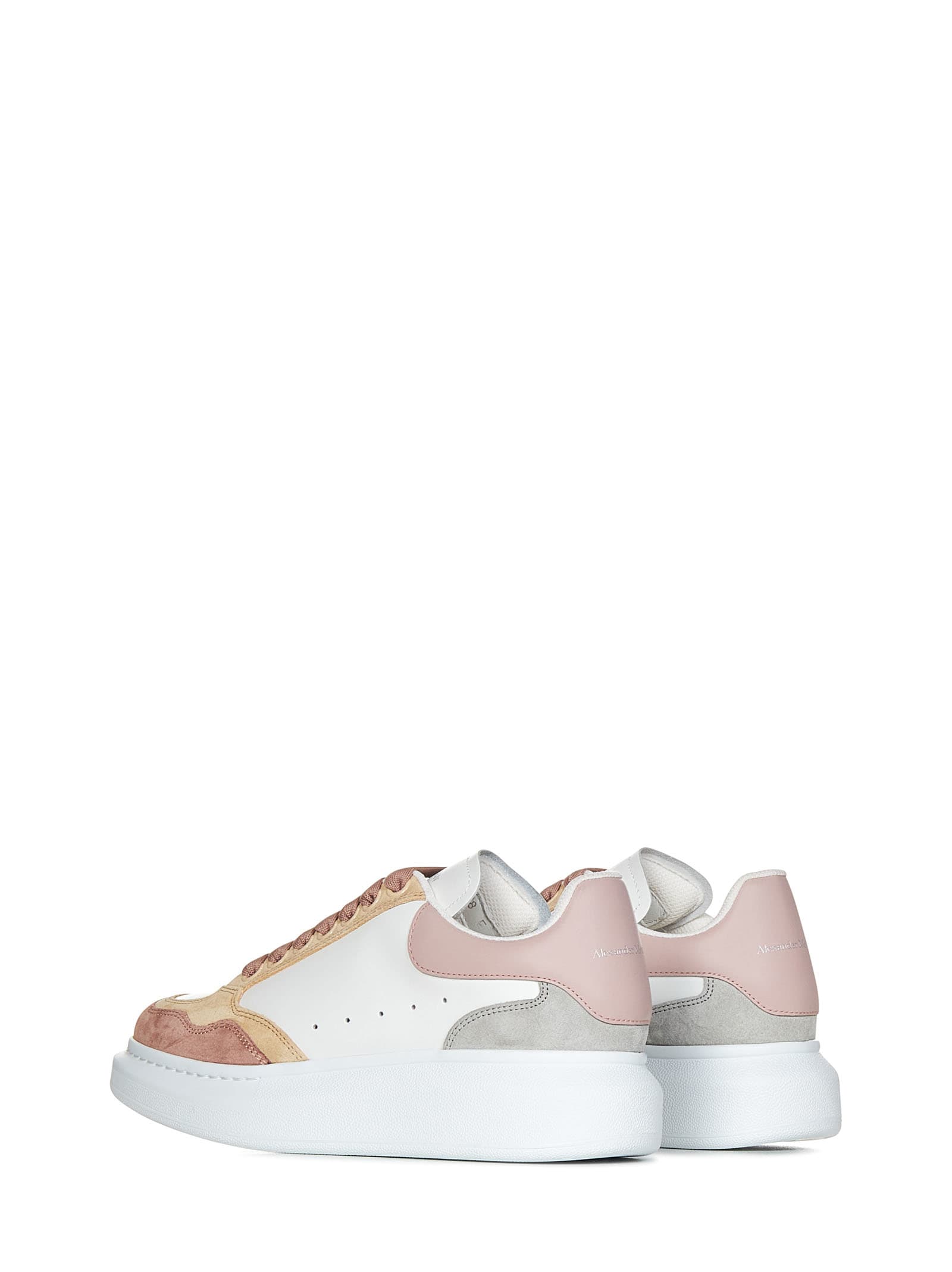 Shop Alexander Mcqueen Oversize Sneakers In White