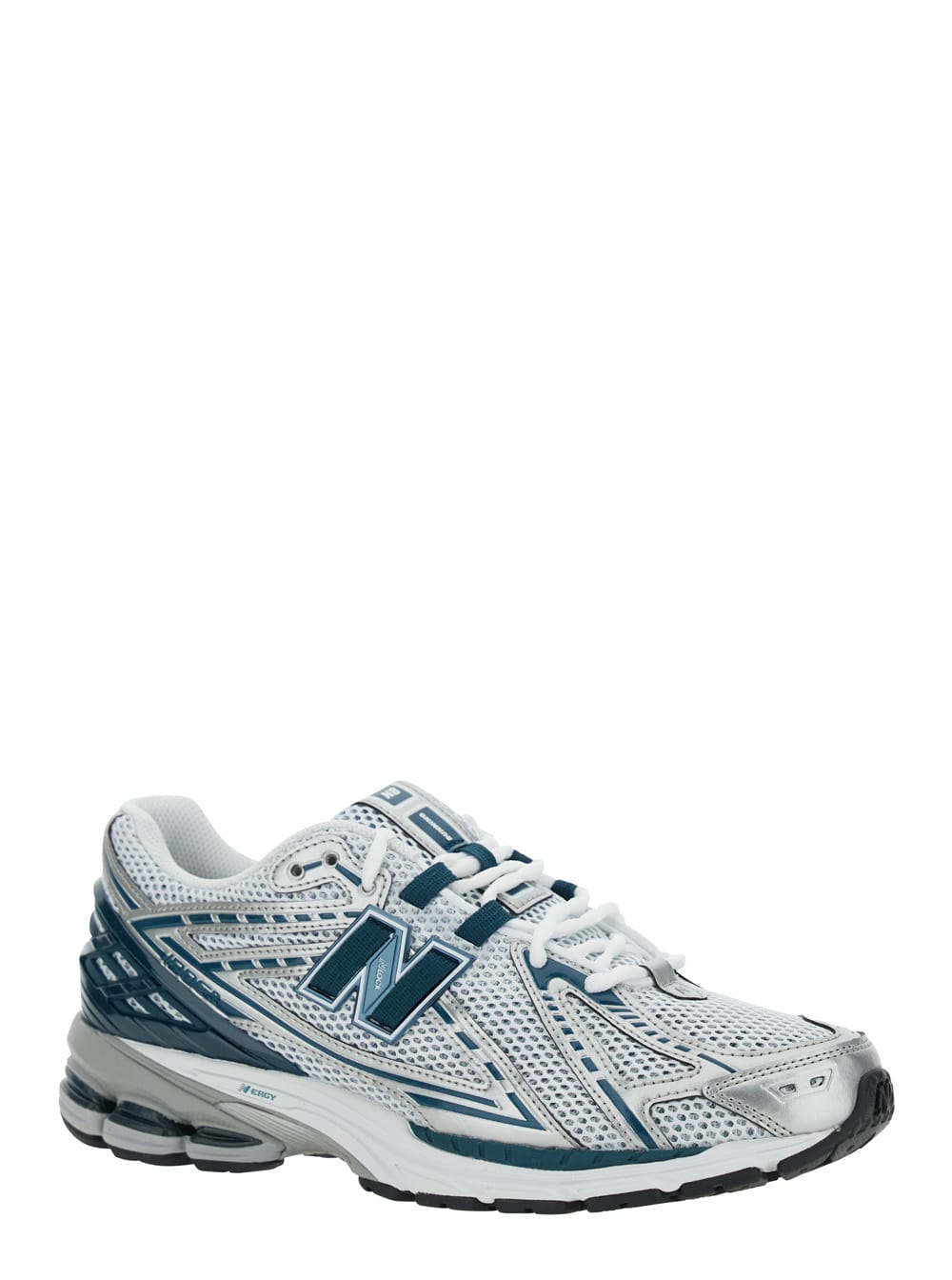 New Balance 1906r Silver Colored Sneaker With Mesh Design And Side Logo In Synthetic Fiber Unisex