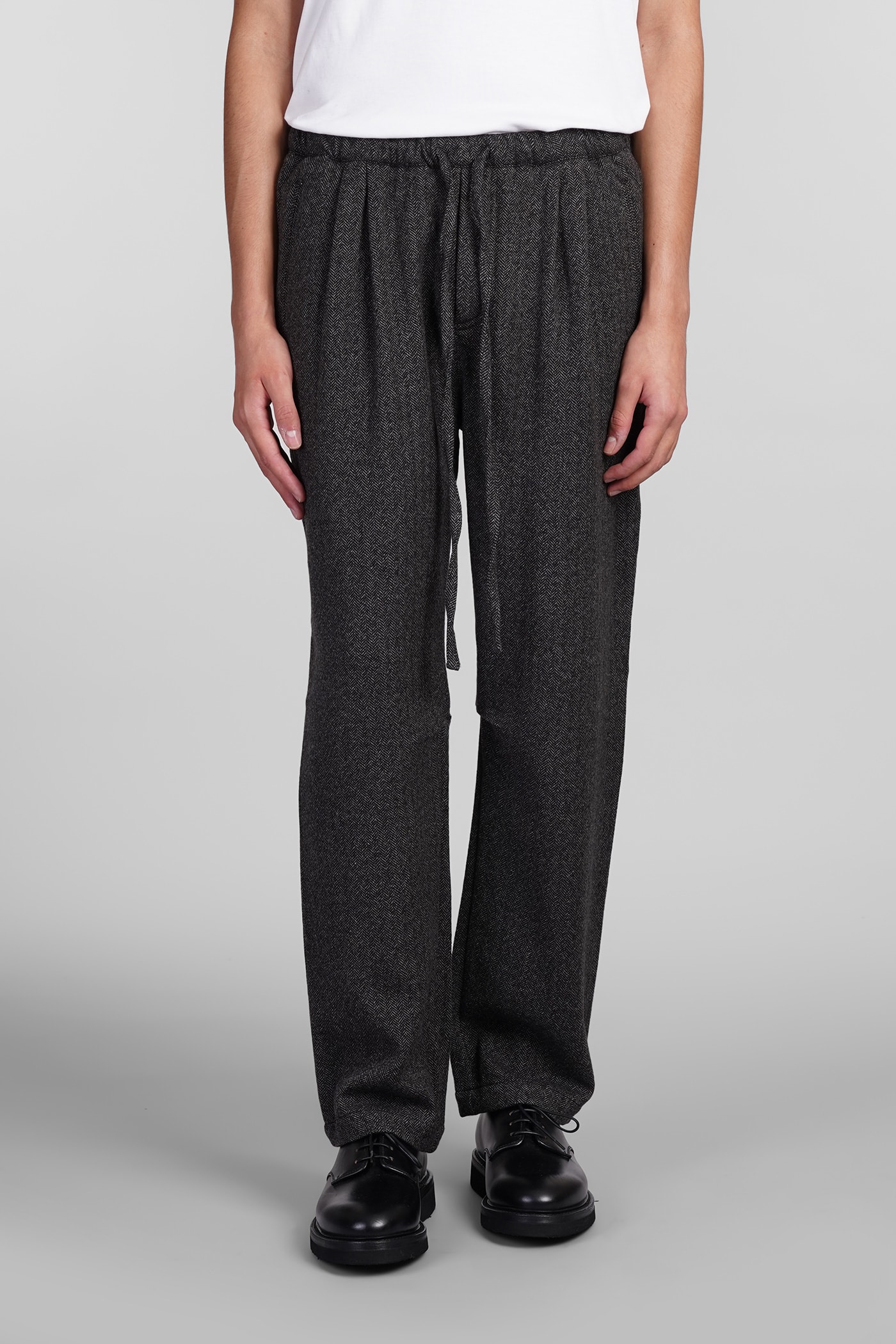 Shop Massimo Alba Keywest Pants In Grey Wool