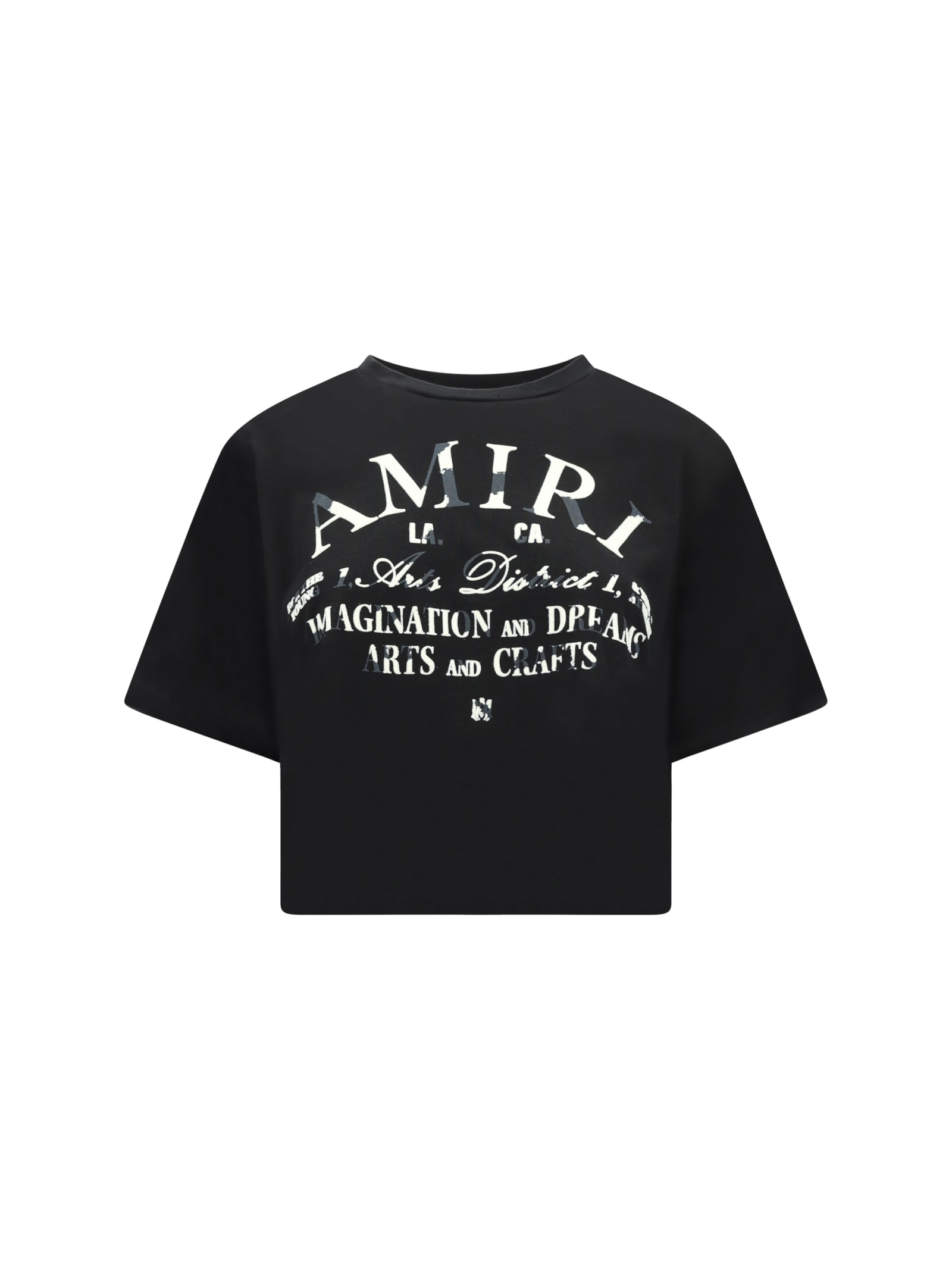 Shop Amiri District T-shirt In Black