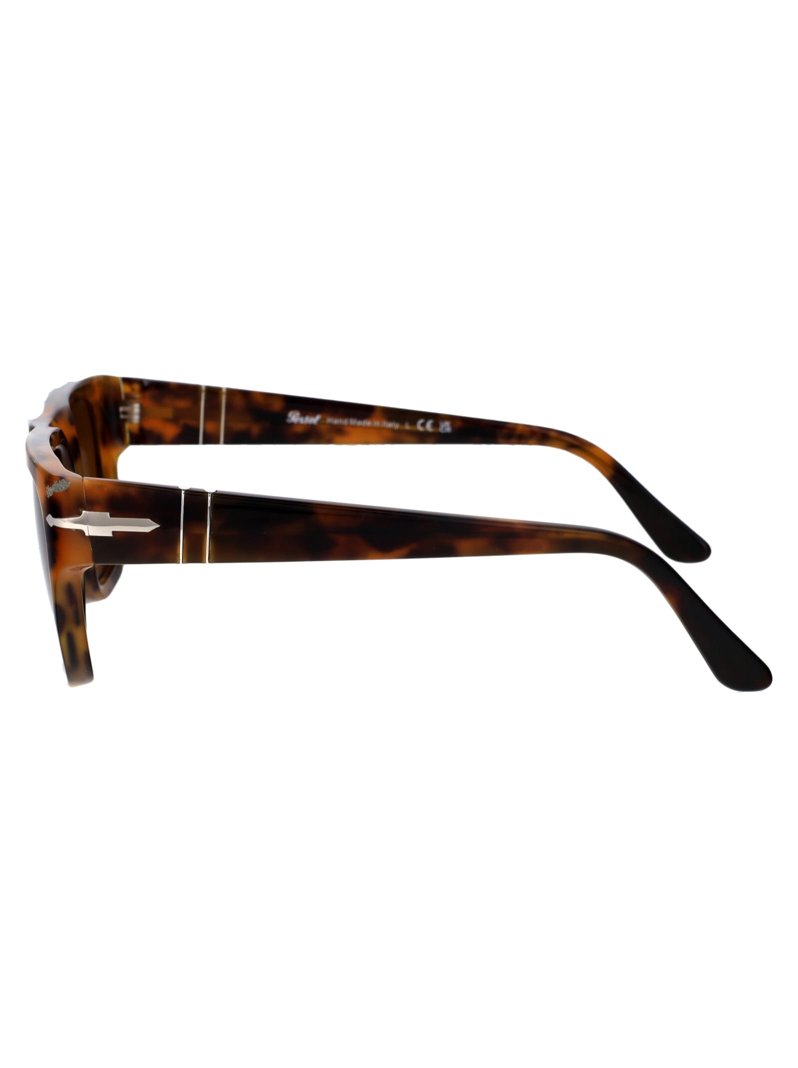 Persol Brown Havana Acetate Sunglasses In Brown