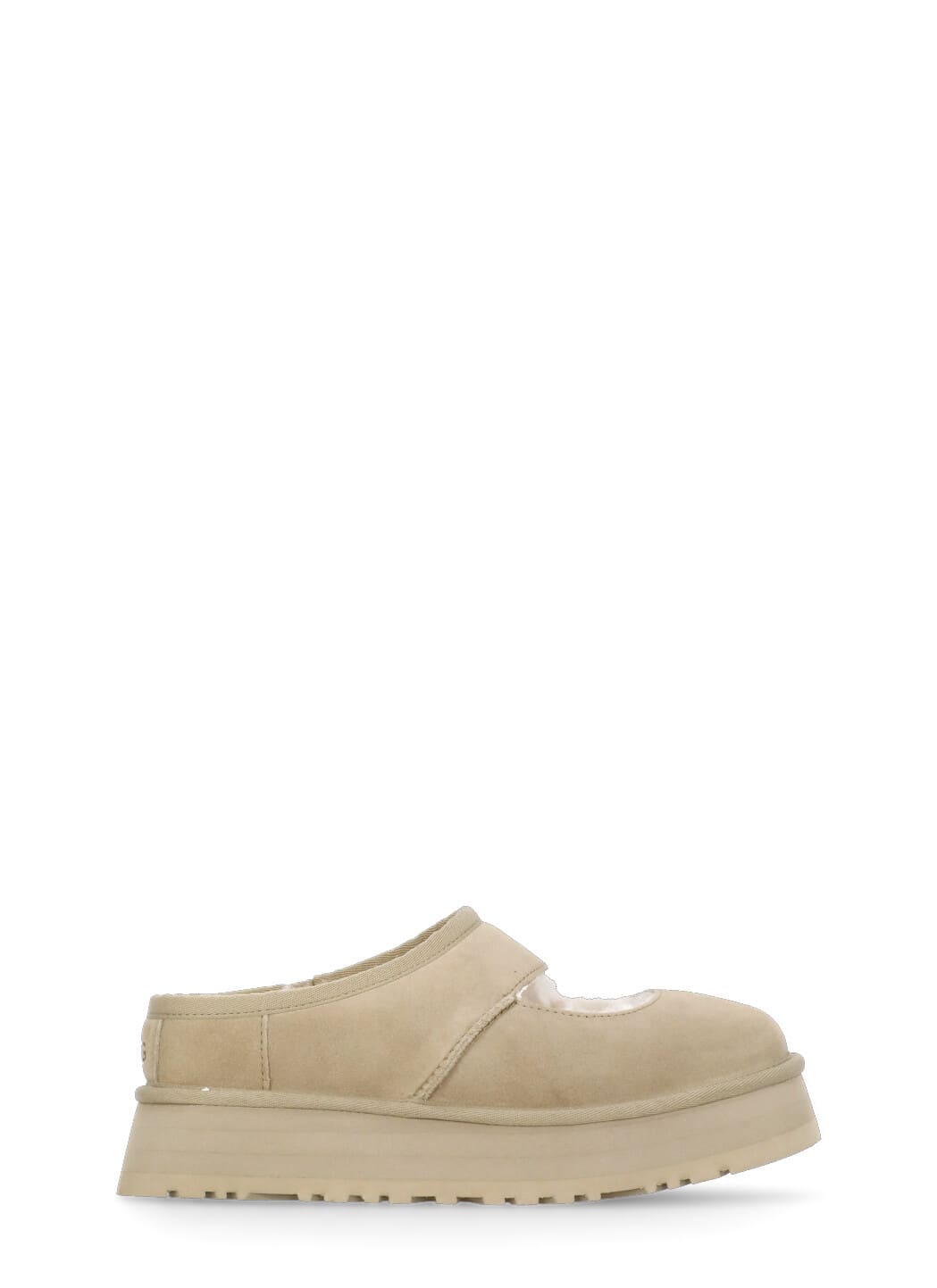 Ugg Beige Bea Mary Jane Slippers