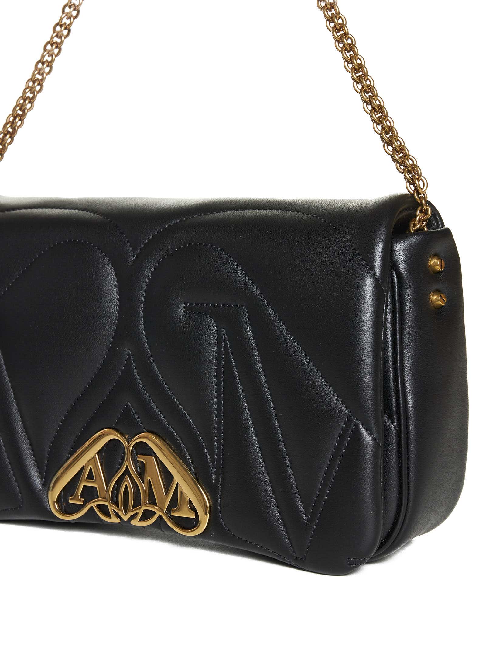 Alexander Mcqueen The Seal Bag In Black