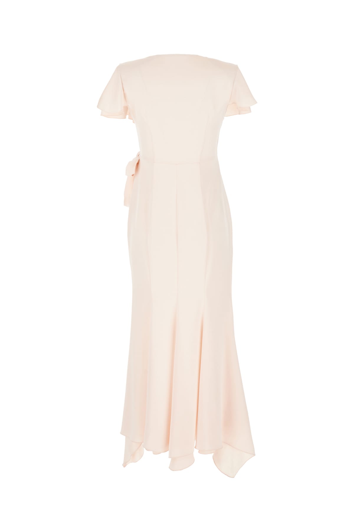 Shop Philosophy Di Lorenzo Serafini Pastel Pink Polyester Dress In Rosa