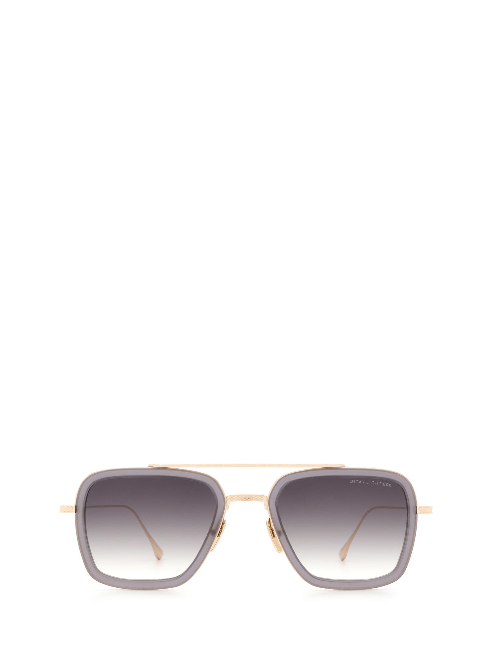 Dita 7806-h Grey Gold Sunglasses In Multicolor