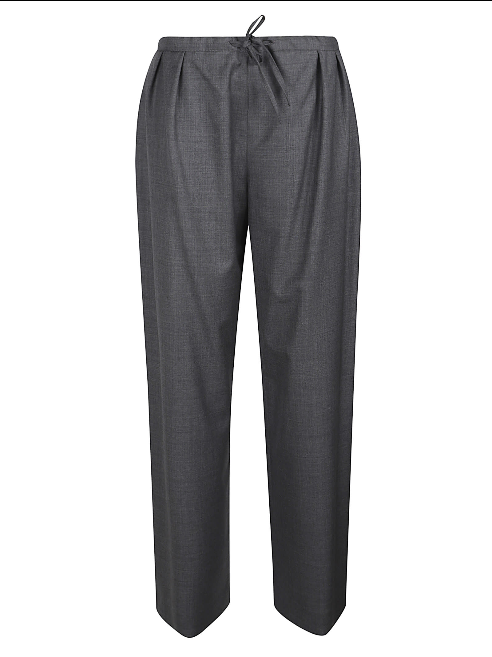 Loulou Studio Cove Lds Wide Leg Pant In Gray