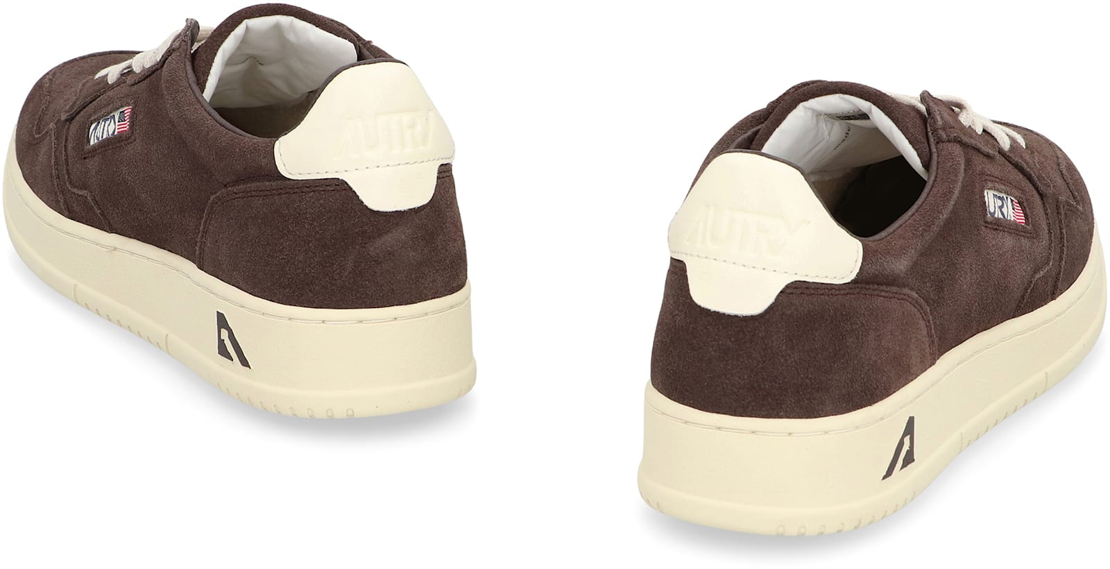 Autry "medalist" Low Sneaker In Brown