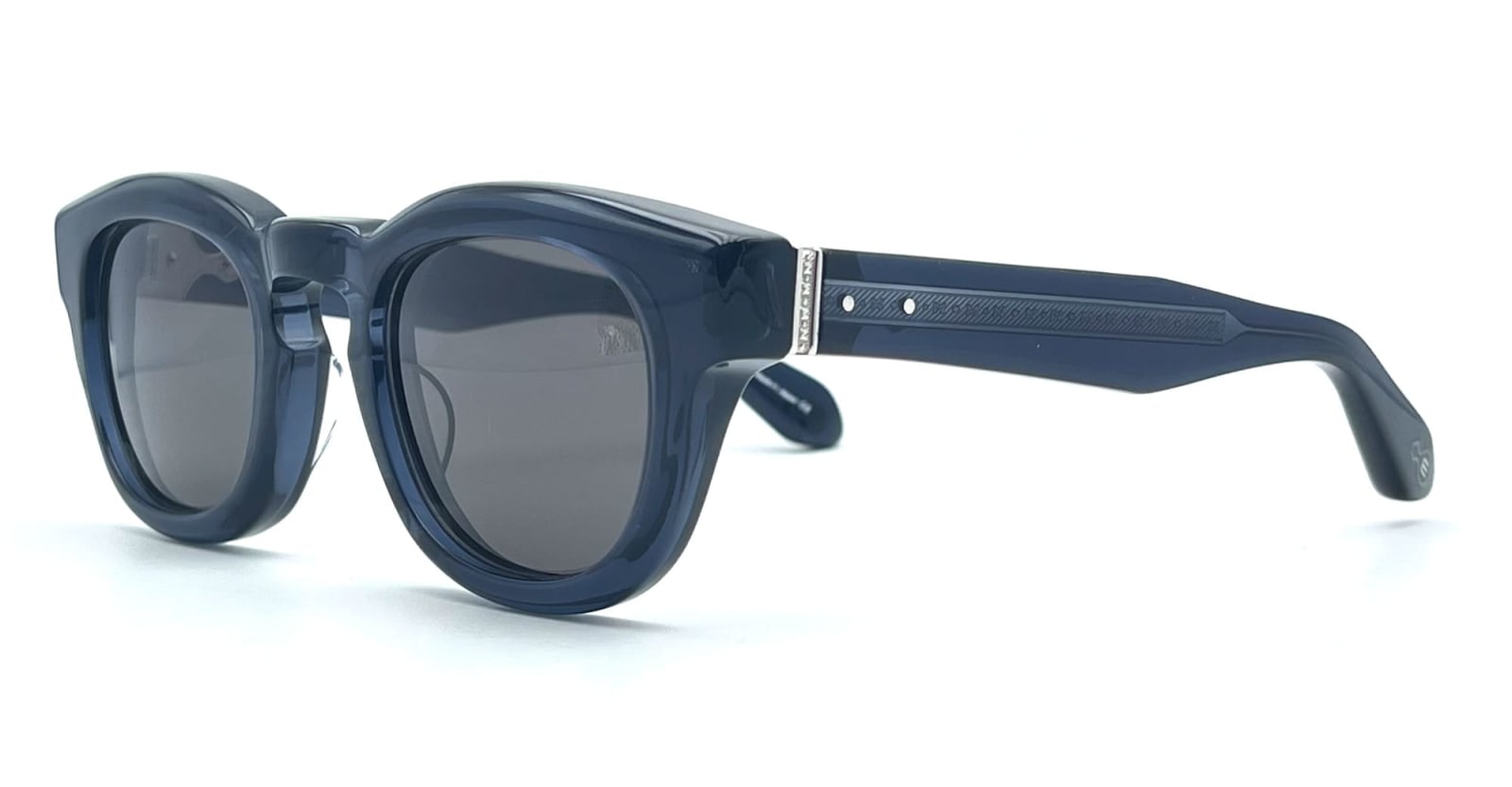 Shop Matsuda M1029 - Dark Navy Sunglasses In Navy Blue