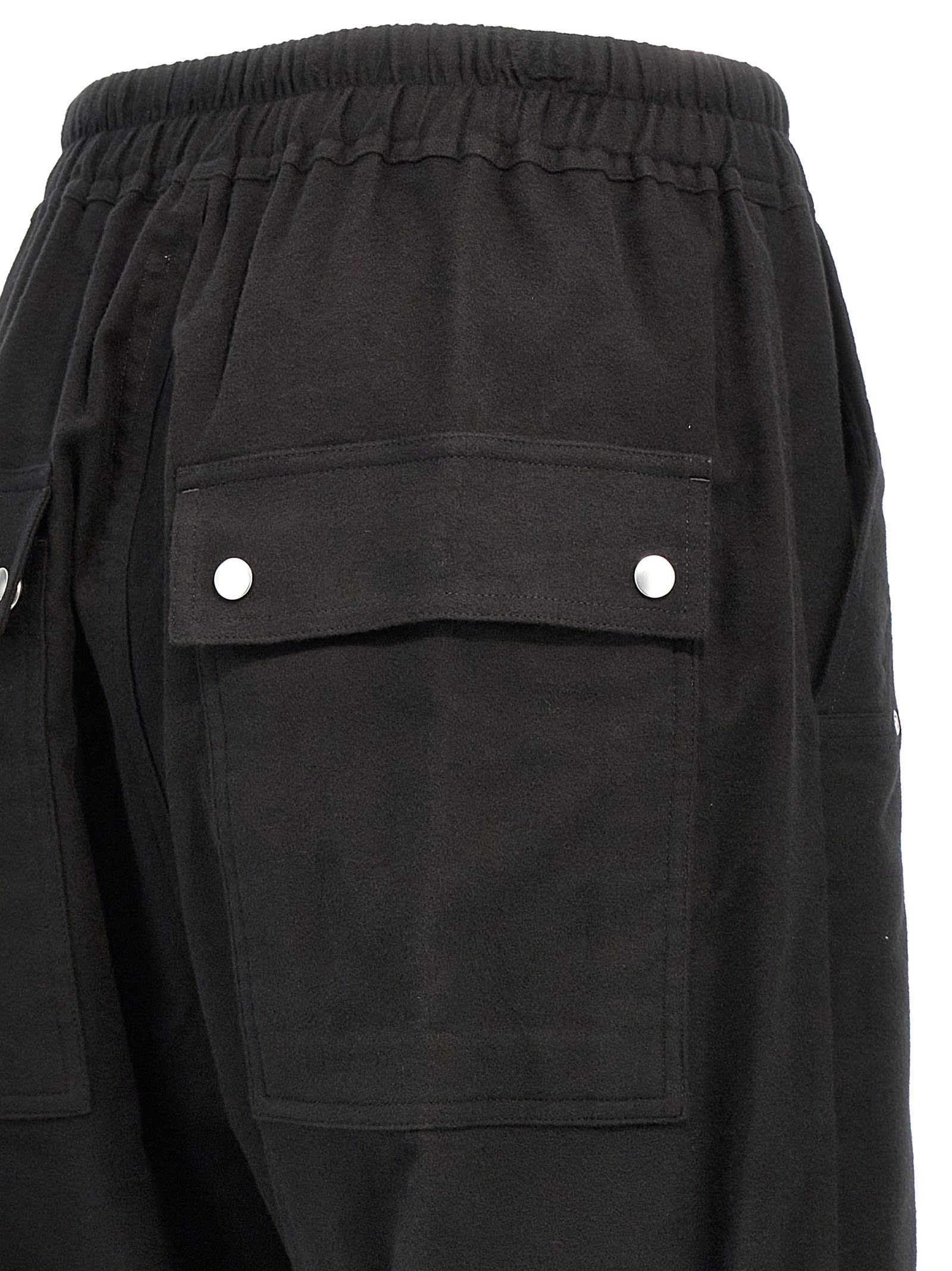 Shop Rick Owens Wide Bela Pants In Black