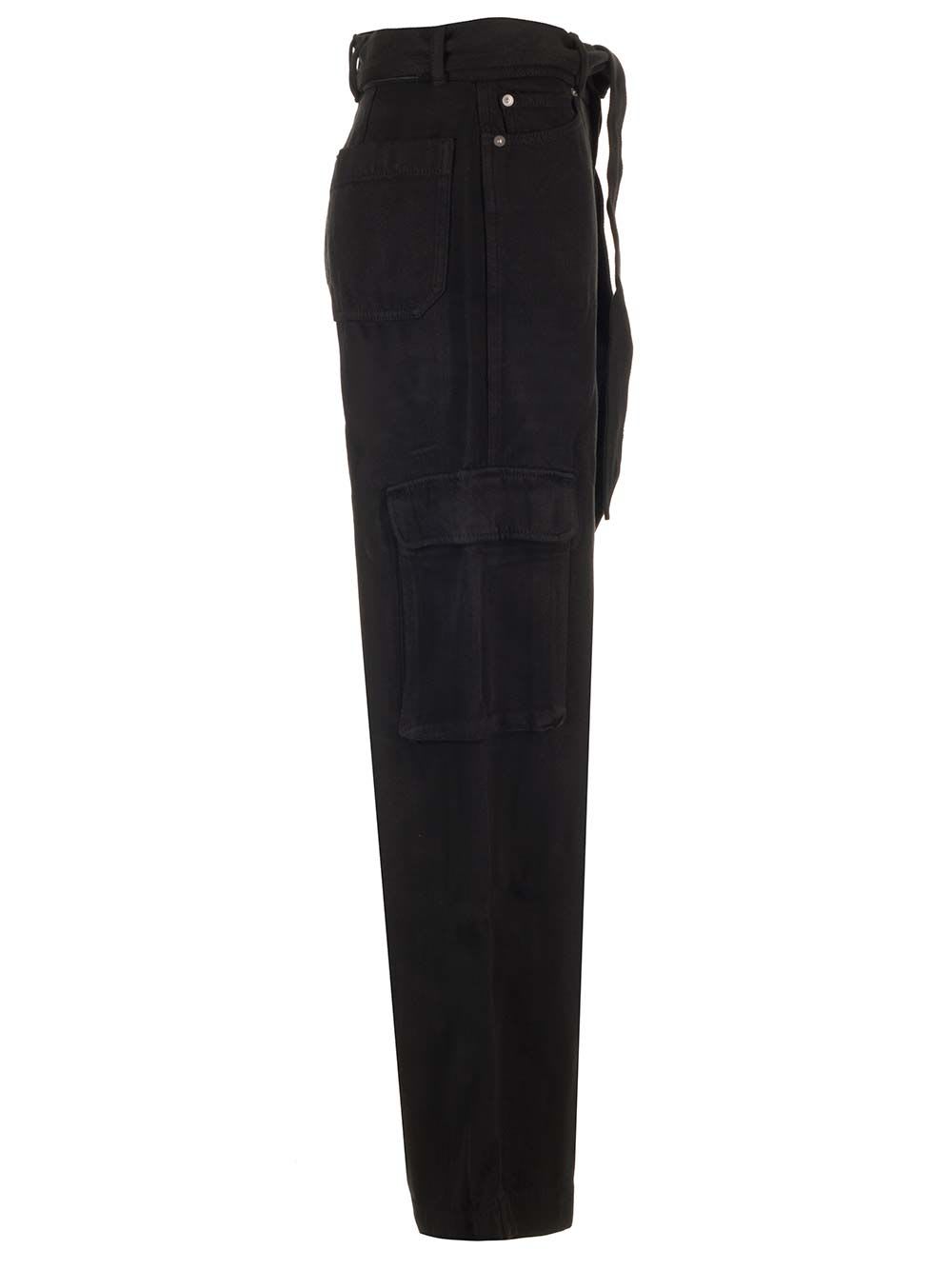 Shop 7 For All Mankind Cargo Jeans In Black