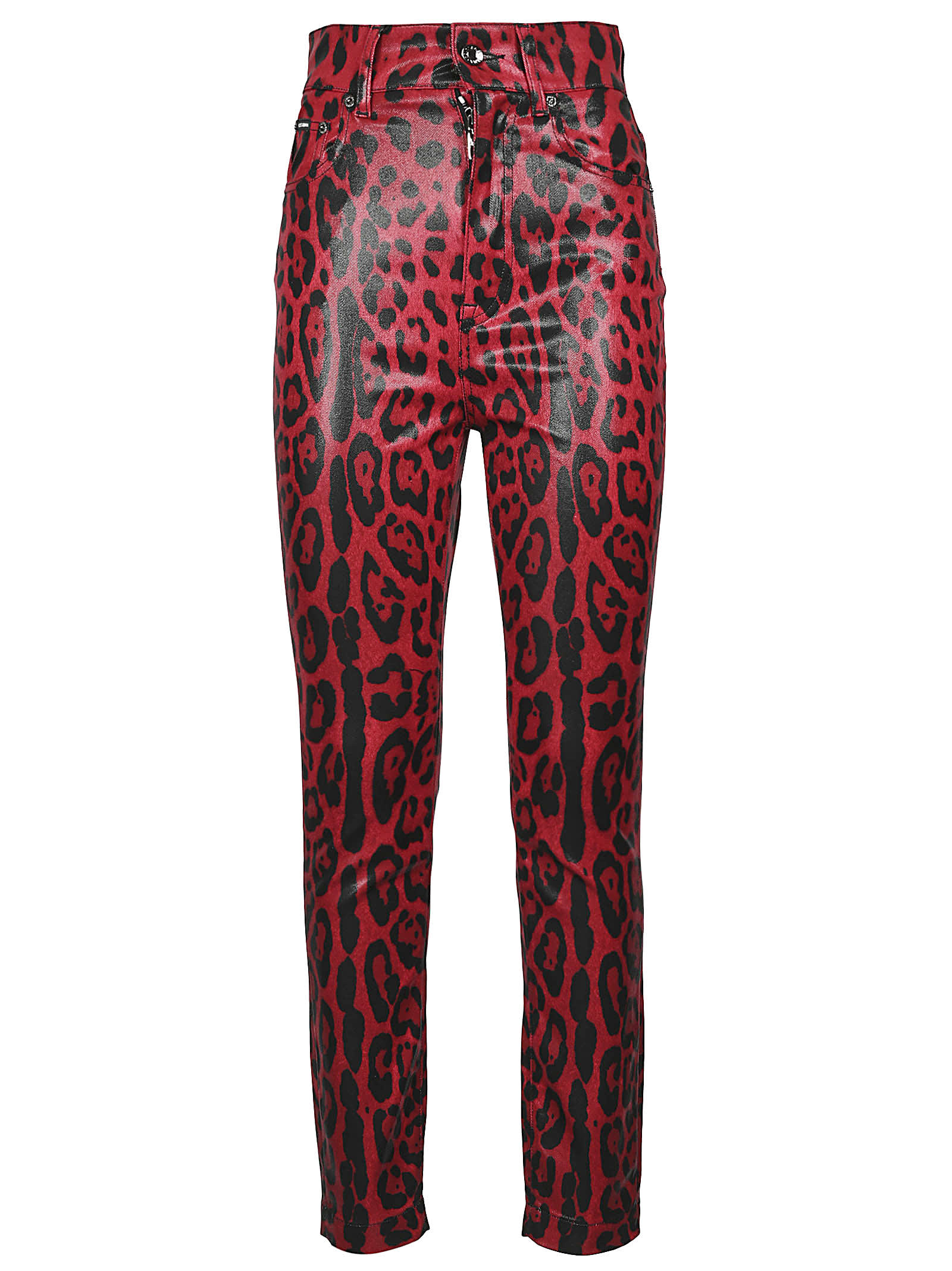 Dolce & Gabbana Animal Print Trousers