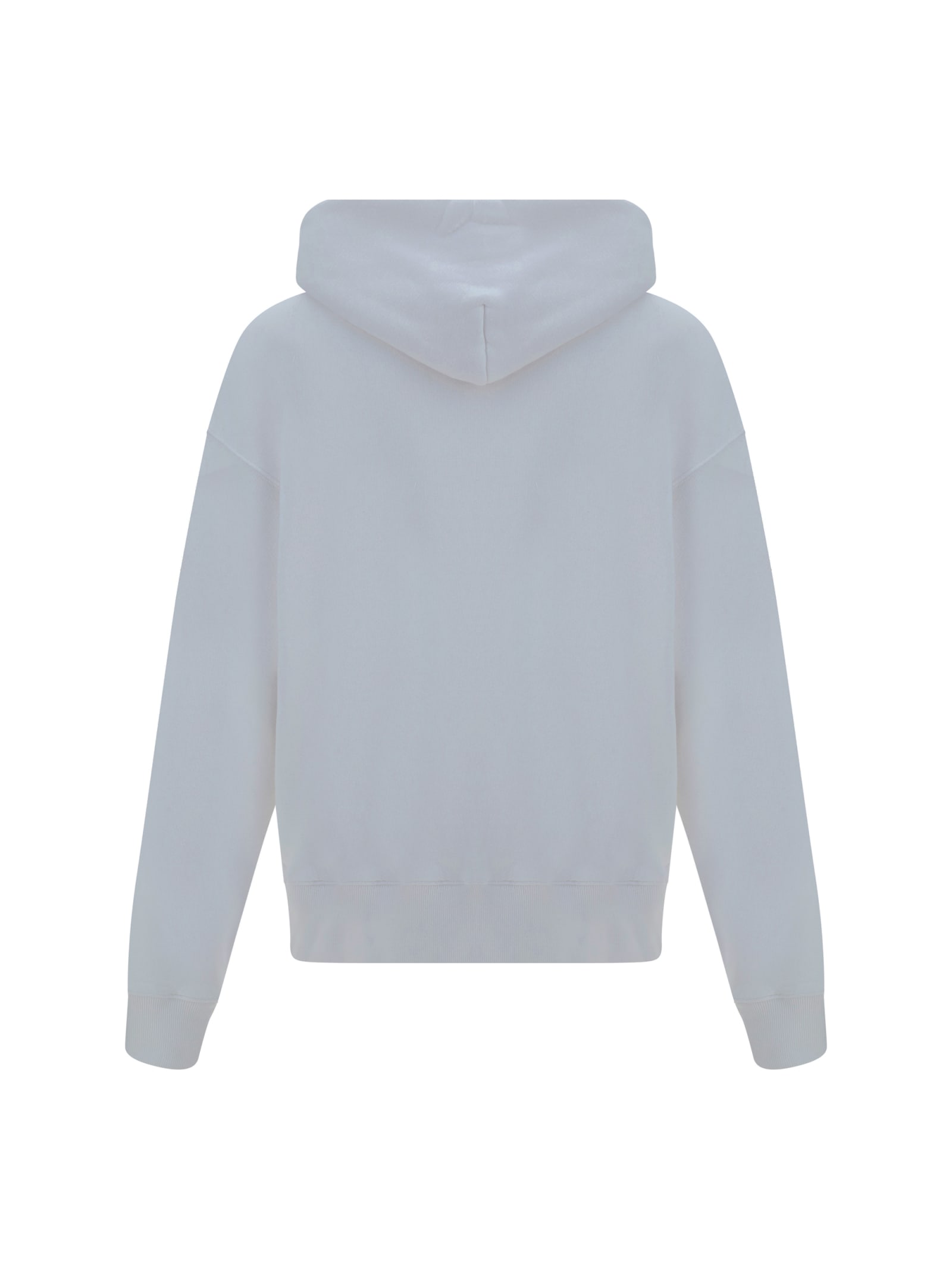 Shop Off-white Big Bookish Skate Hoodie In White Black