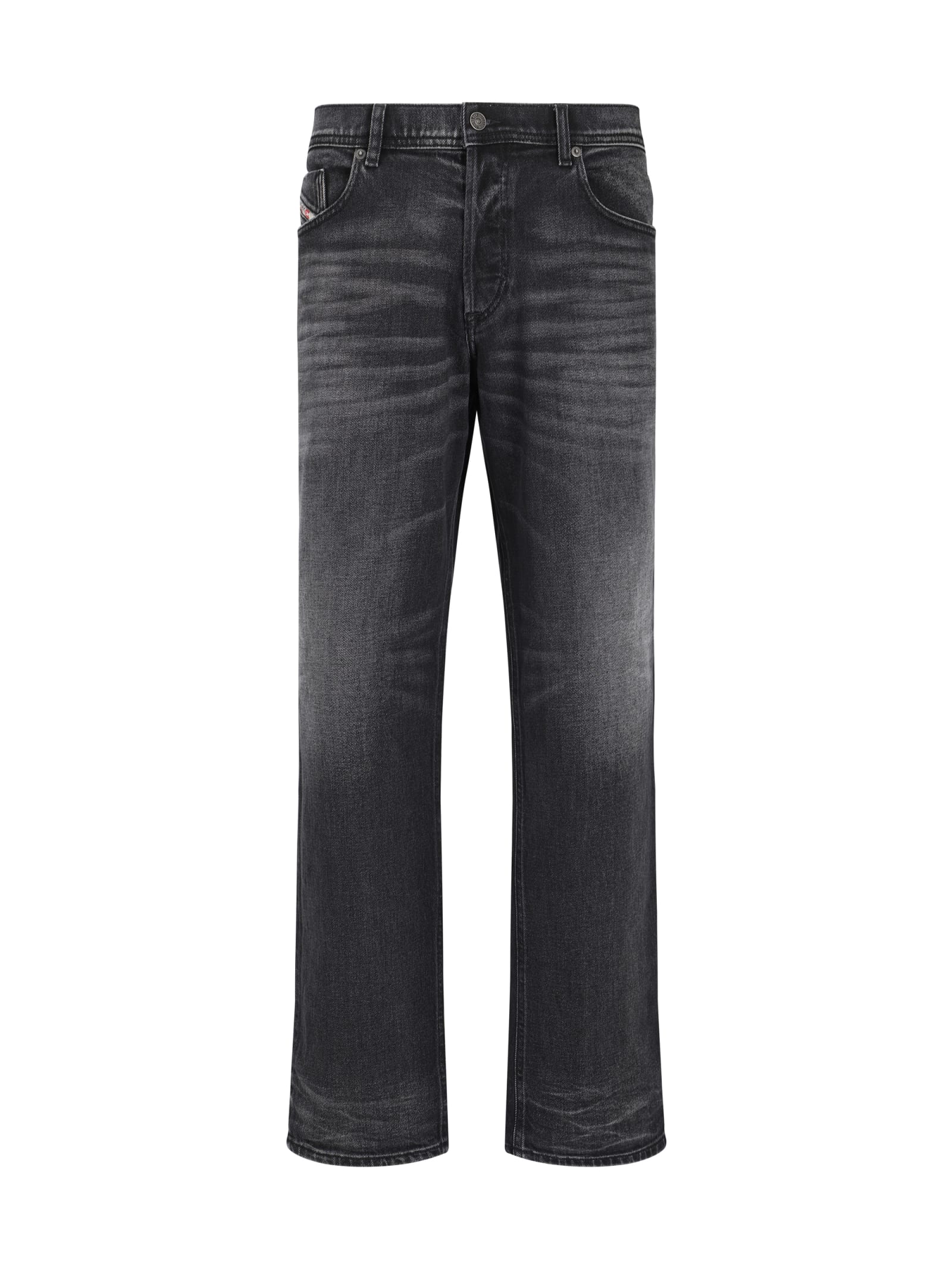 DIESEL COTTON DENIM PANTS D-FINITIVE 