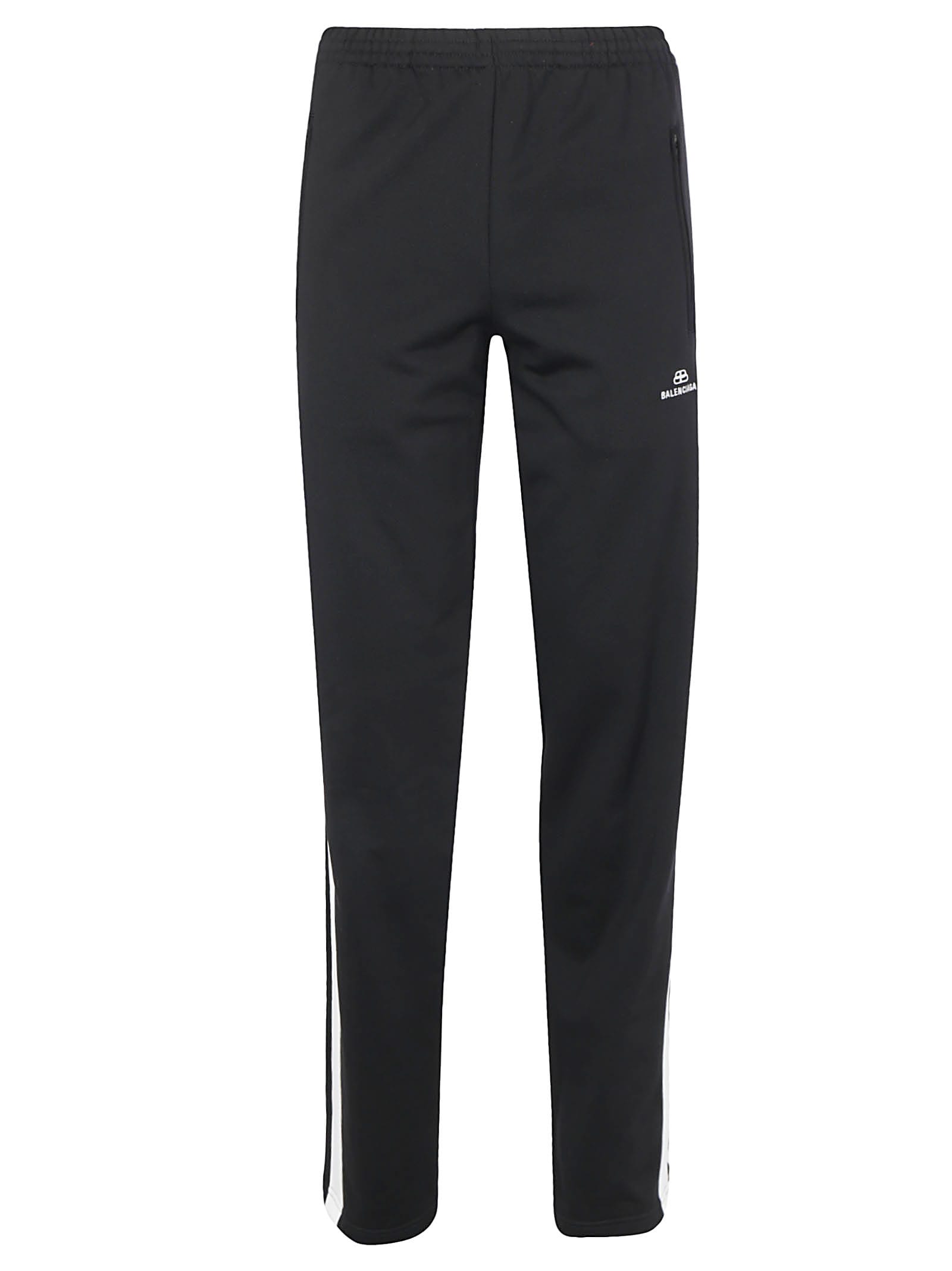 Balenciaga Sweatpants In Black/white