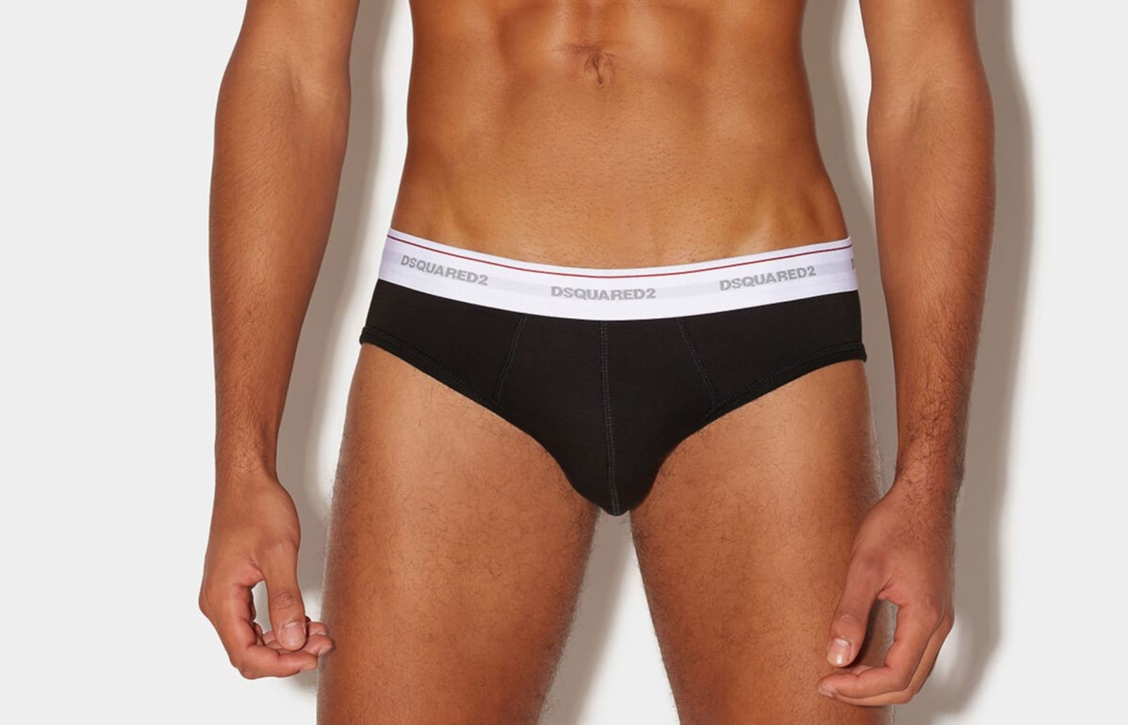Dsquared2 Tri-pack Slip Basic Nero Dcx61004001 In Black