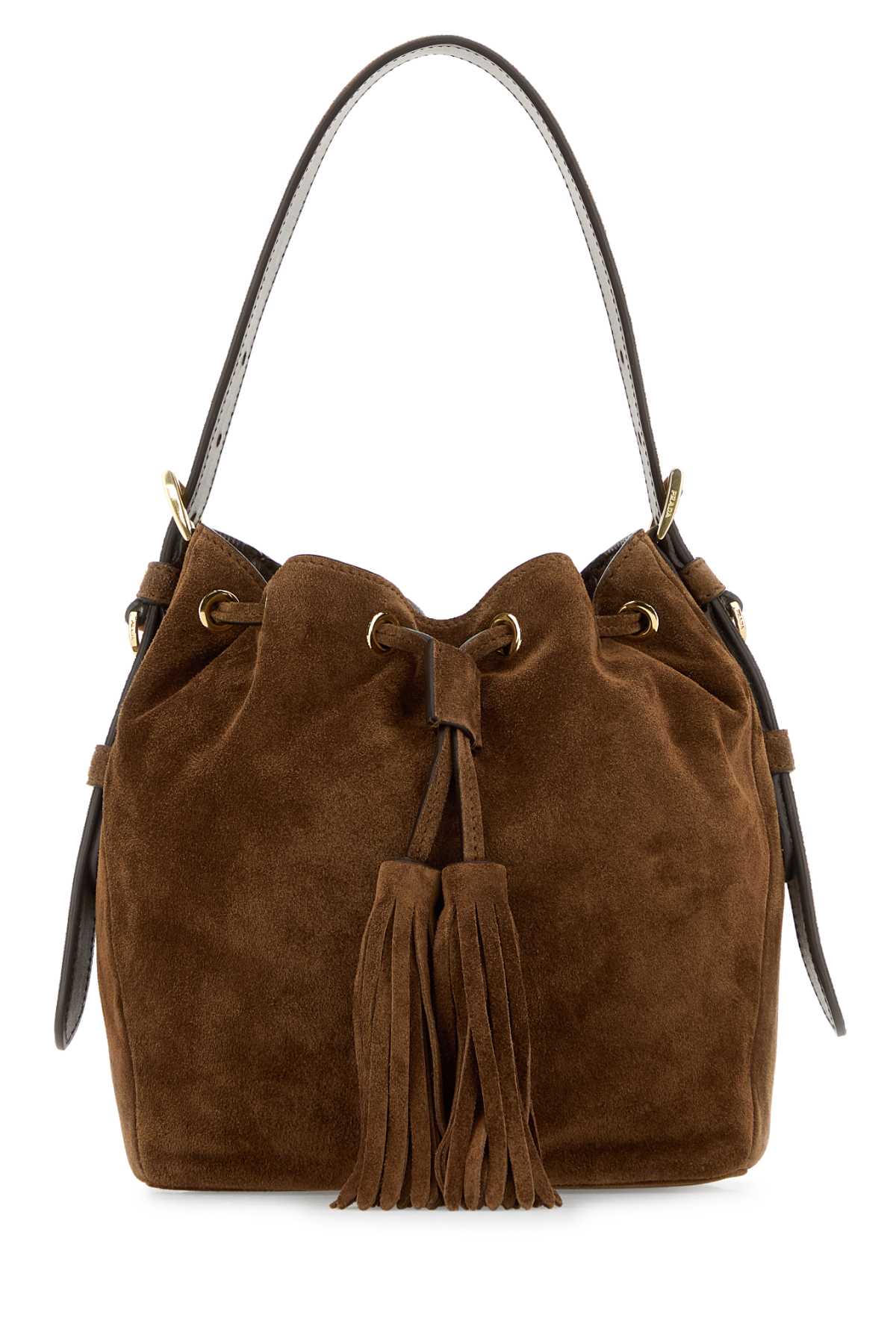 Caramel Suede Bucket Bag